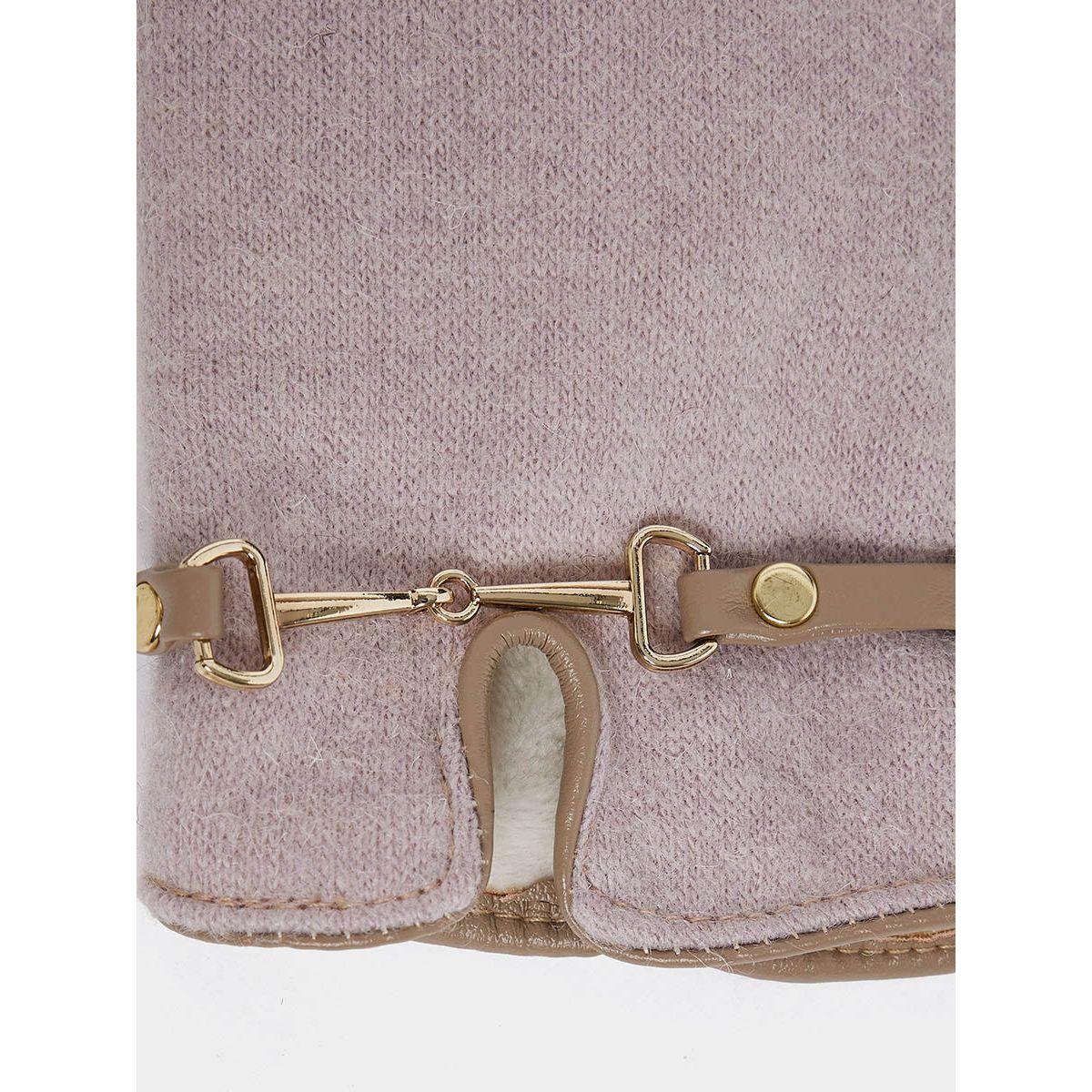 Styli Metal Accent Detail Winter Gloves-women-winterwear-gloves-image-5