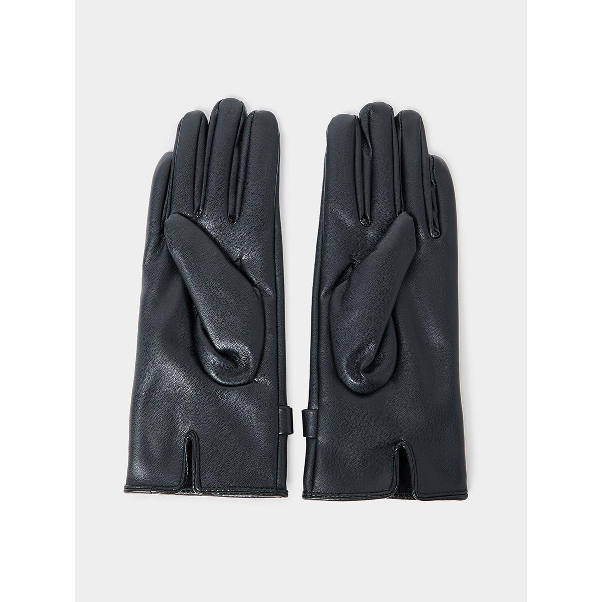قفازات يد مزينة بحلية معدنية-women-winterwear-gloves-image-3
