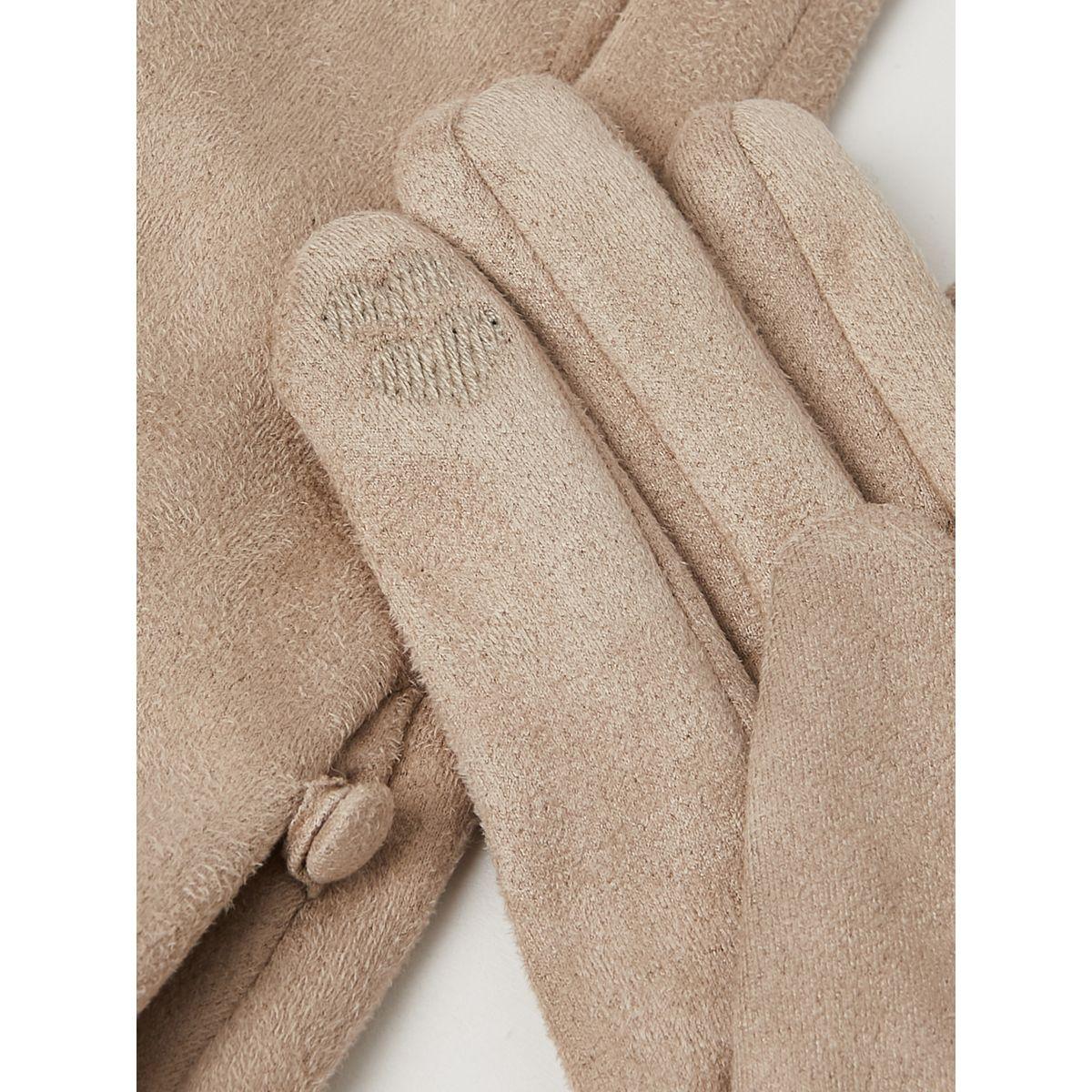 Styli Winter Gloves with Heart Pattern Detail-women-winterwear-gloves-image-5