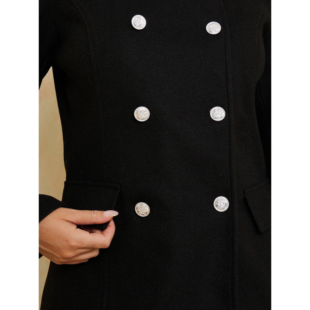 Styli Double Breasted Longline Coat with Flap Pocket-women-clothing-coatsandjackets-coats-image-4
