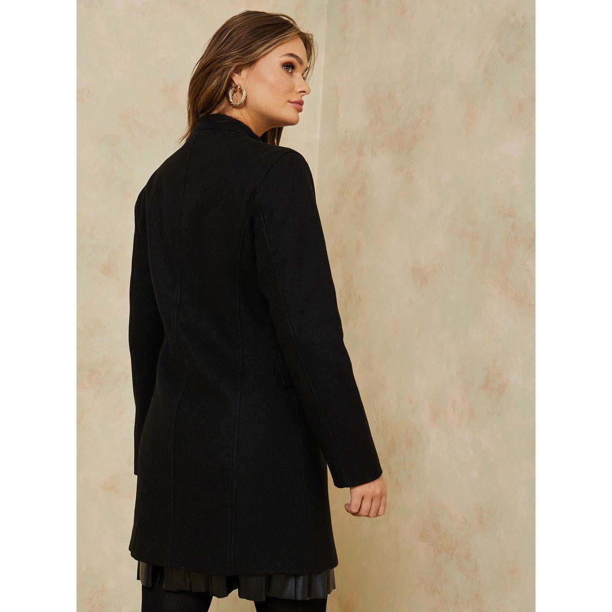 Styli Double Breasted Longline Coat with Flap Pocket-women-clothing-coatsandjackets-coats-image-5
