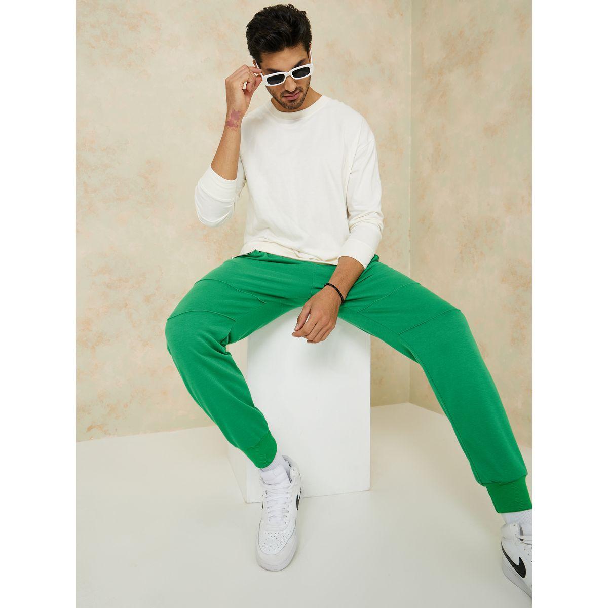 Styli Zipper Pockets Paneled Jogger with Drawstring Detail-men-clothing-bottoms-joggers-image-1