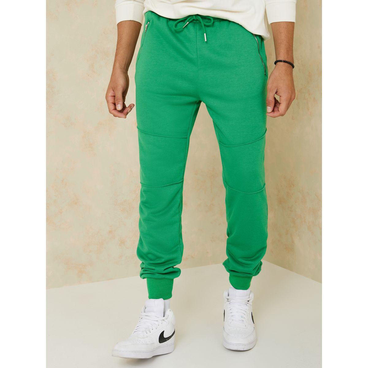 Styli Zipper Pockets Paneled Jogger with Drawstring Detail-men-clothing-bottoms-joggers-image-2