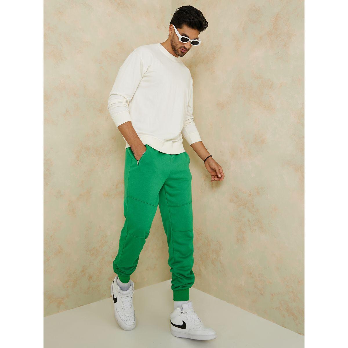 Styli Zipper Pockets Paneled Jogger with Drawstring Detail-men-clothing-bottoms-joggers-image-3