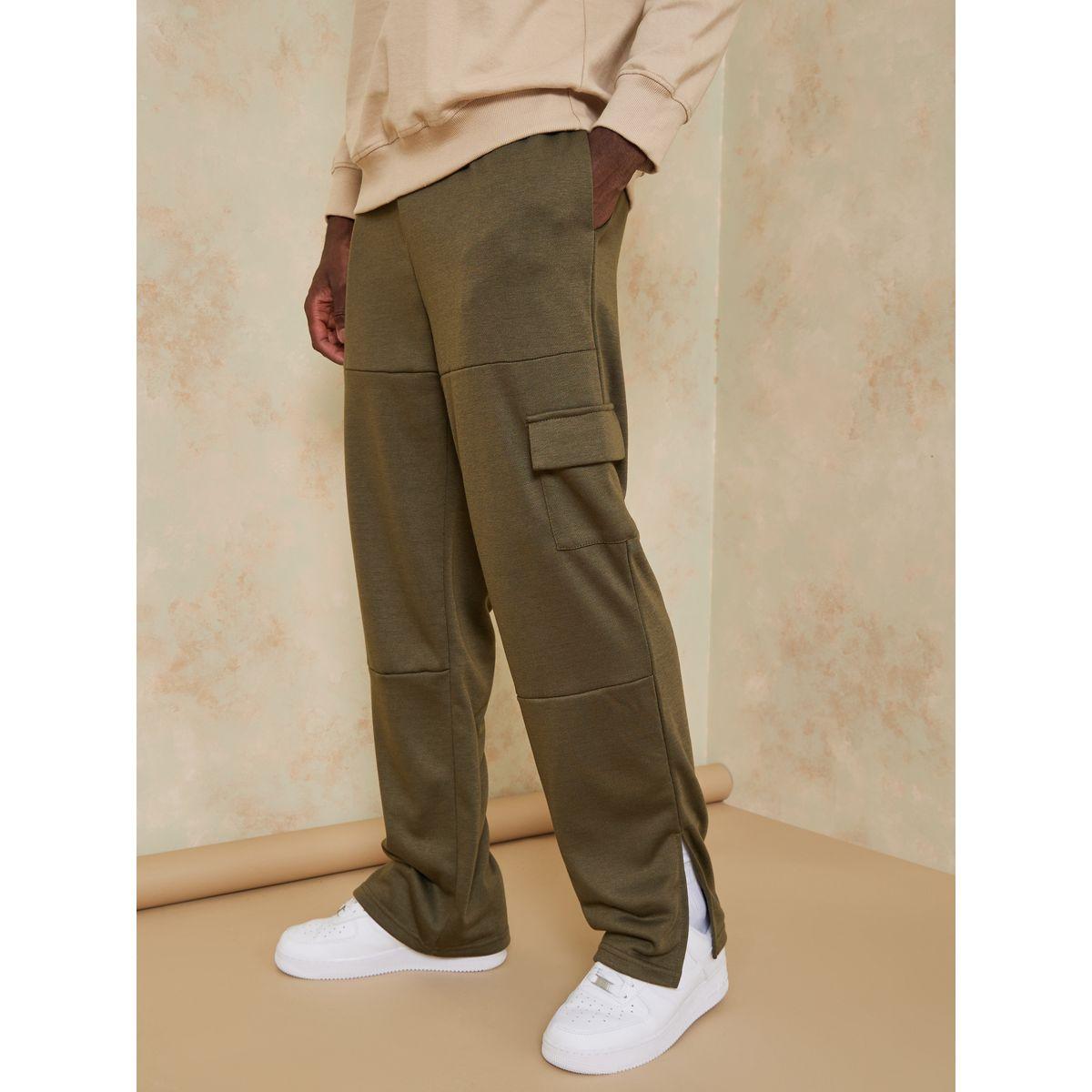 Styli Flap Pocket Detail Split Hem Cargo Jogger-men-clothing-bottoms-joggers-image-1