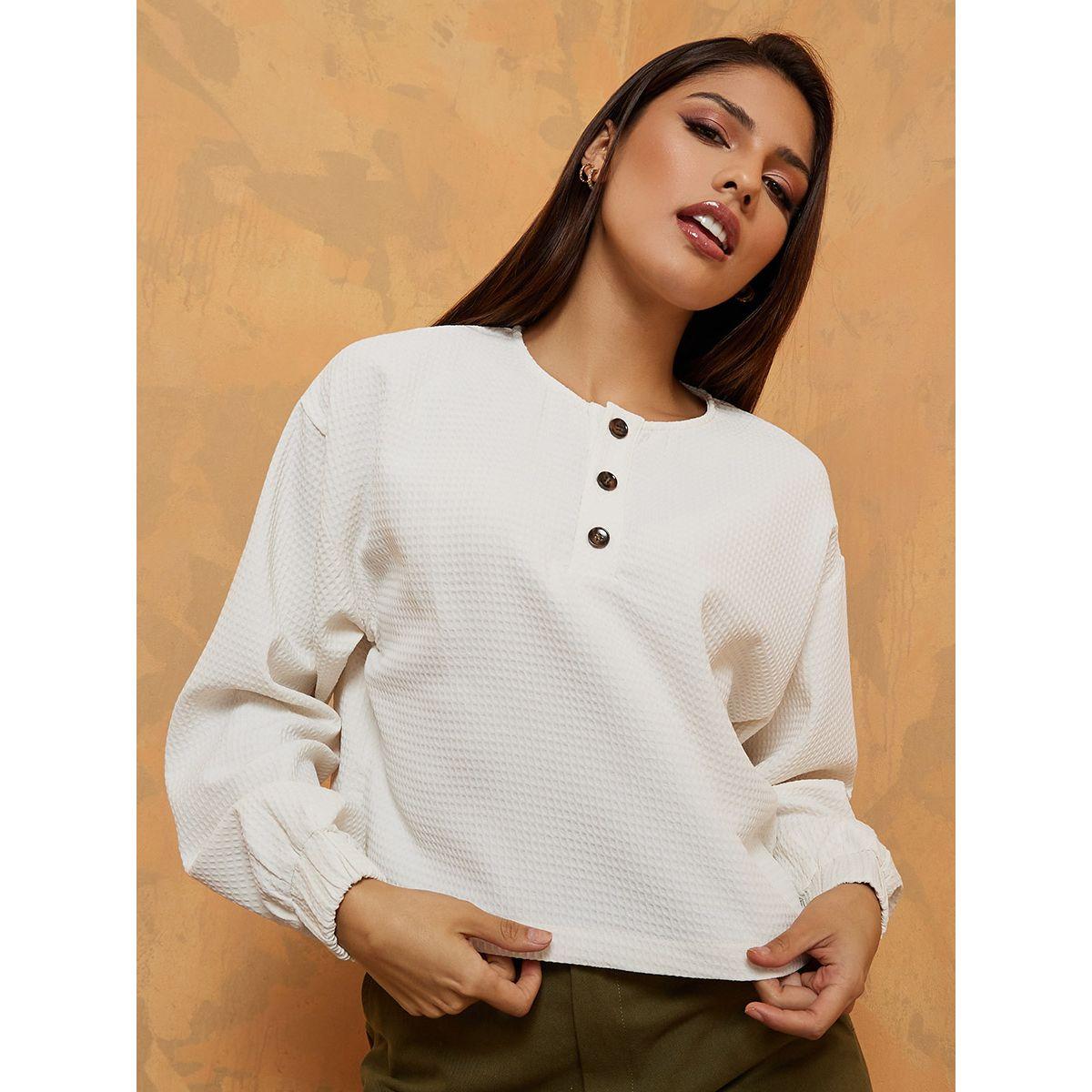 بلوزة محبوكة باكمام طويلة-women-clothing-shirtsandblouses-blouses-image-1