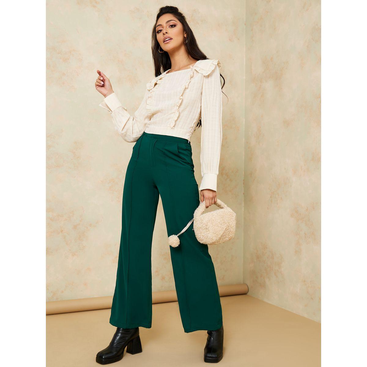 بلوزة باكمام طويلة وكشكش-women-clothing-shirtsandblouses-blouses-image-2