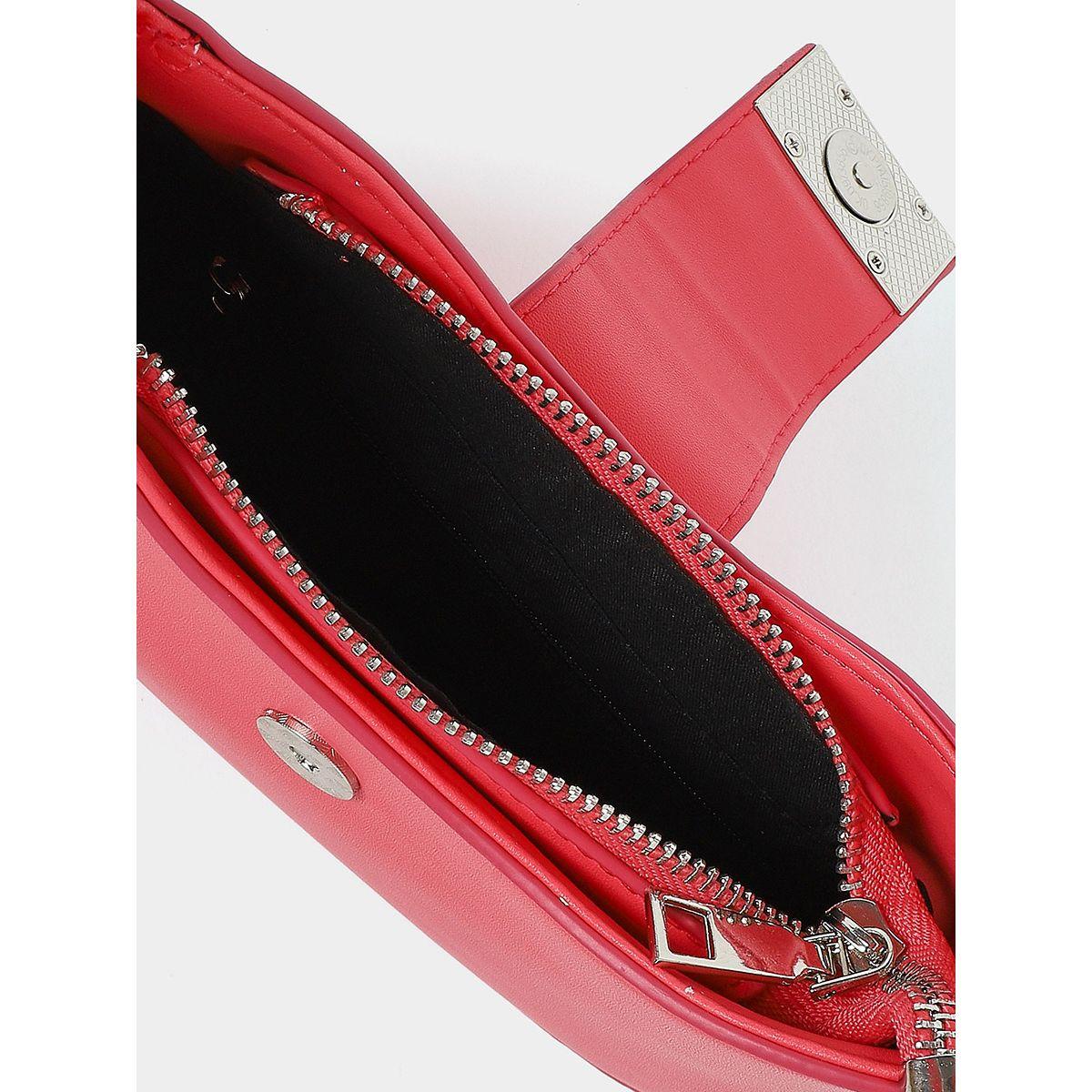 Styli Buckle Closure Shoulder Bag with Detachable Chain Strap-women-bagsandwallets-handbags-image-3