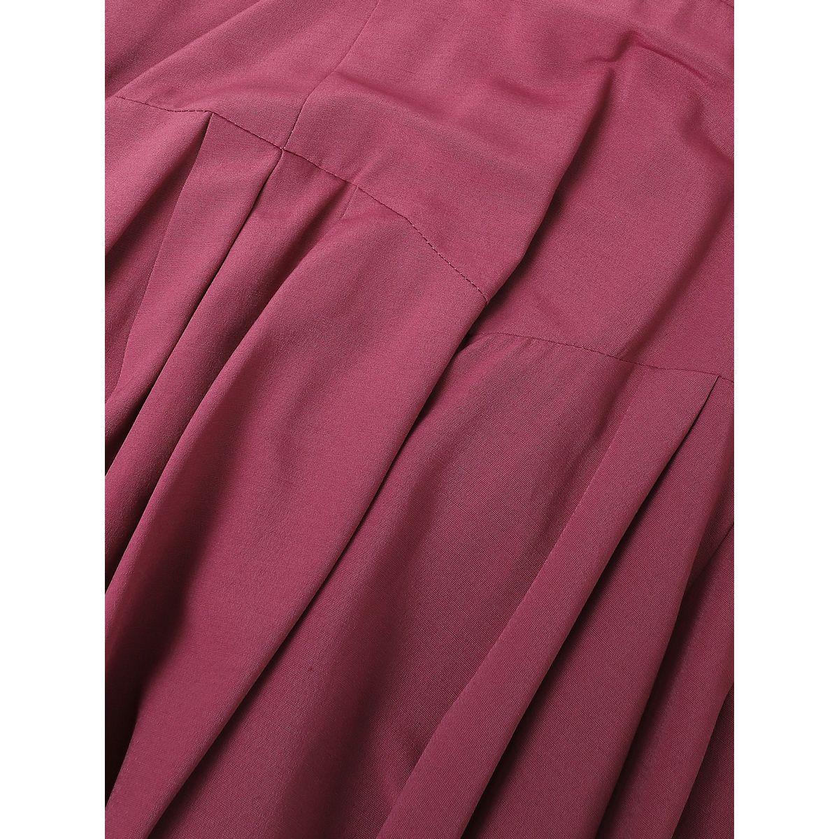 Styli Short Sleeves Wrap Front A-Line Midi Dress-women-clothing-dresses-image-5
