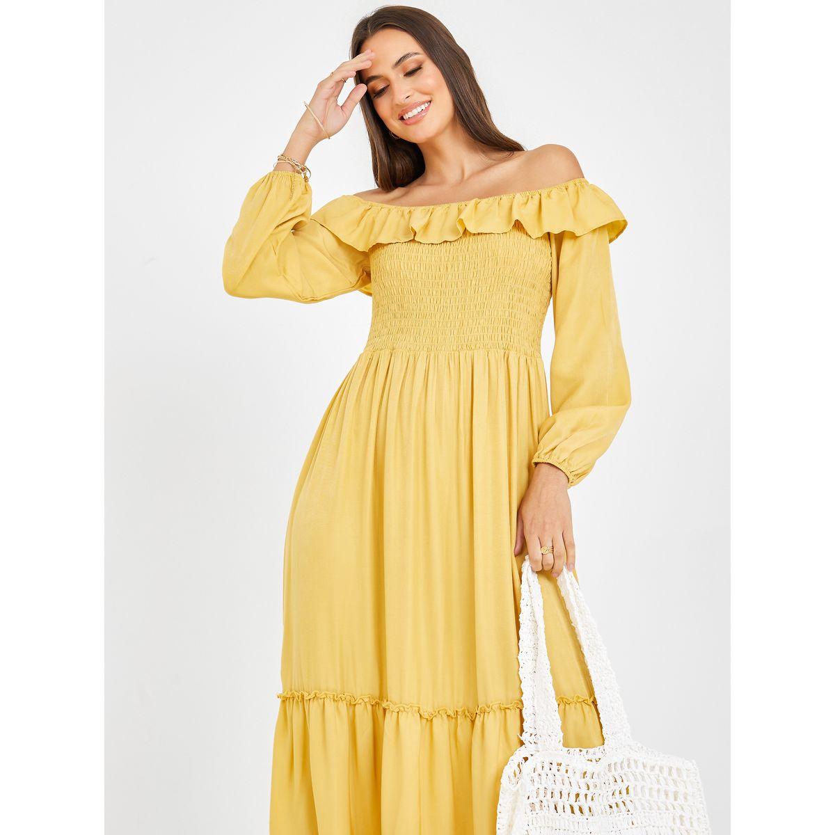 فستان طويل باكتاف مكشوفة-women-clothing-dresses-image-2
