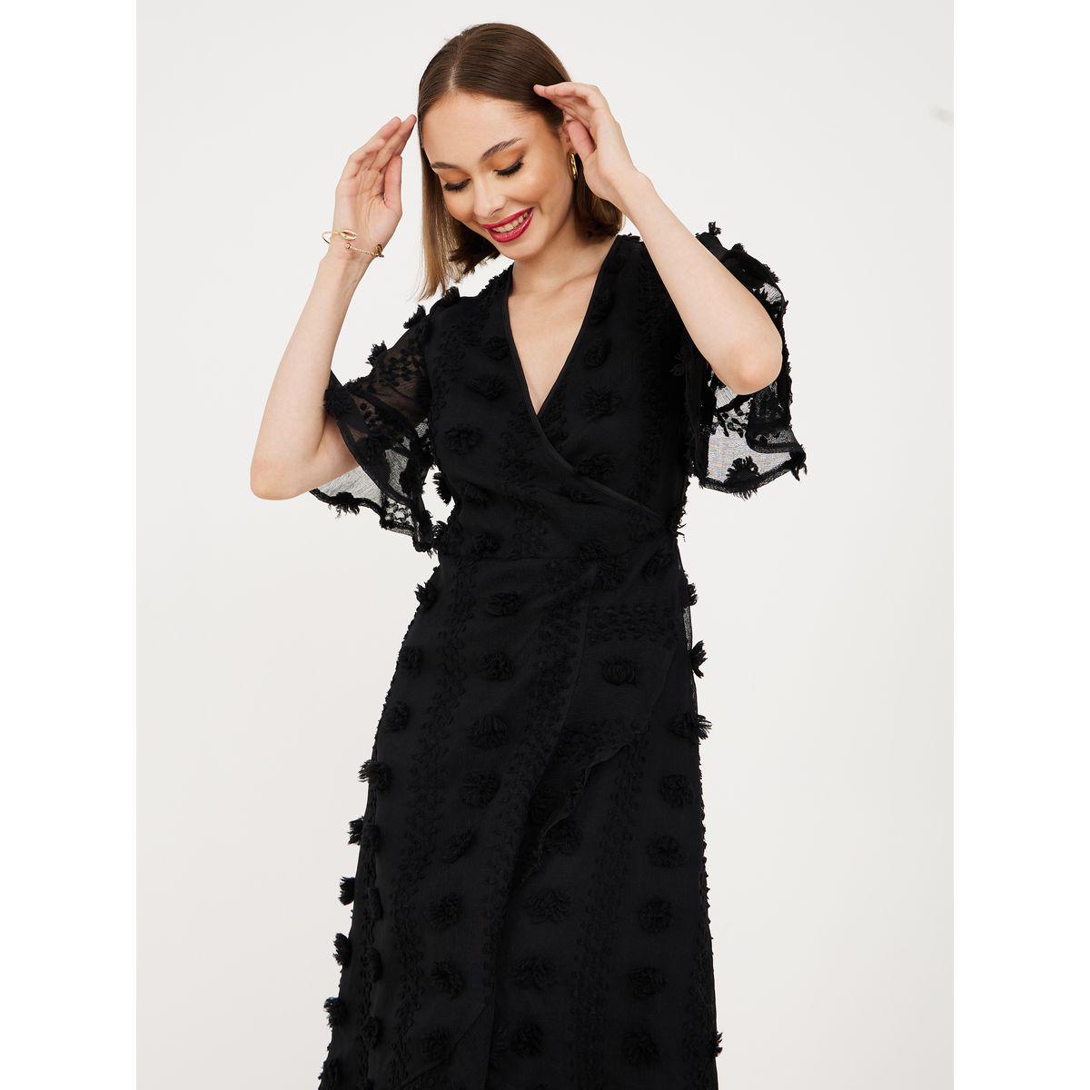 فستان ميدي باكمام قصيرة-women-clothing-dresses-image-2