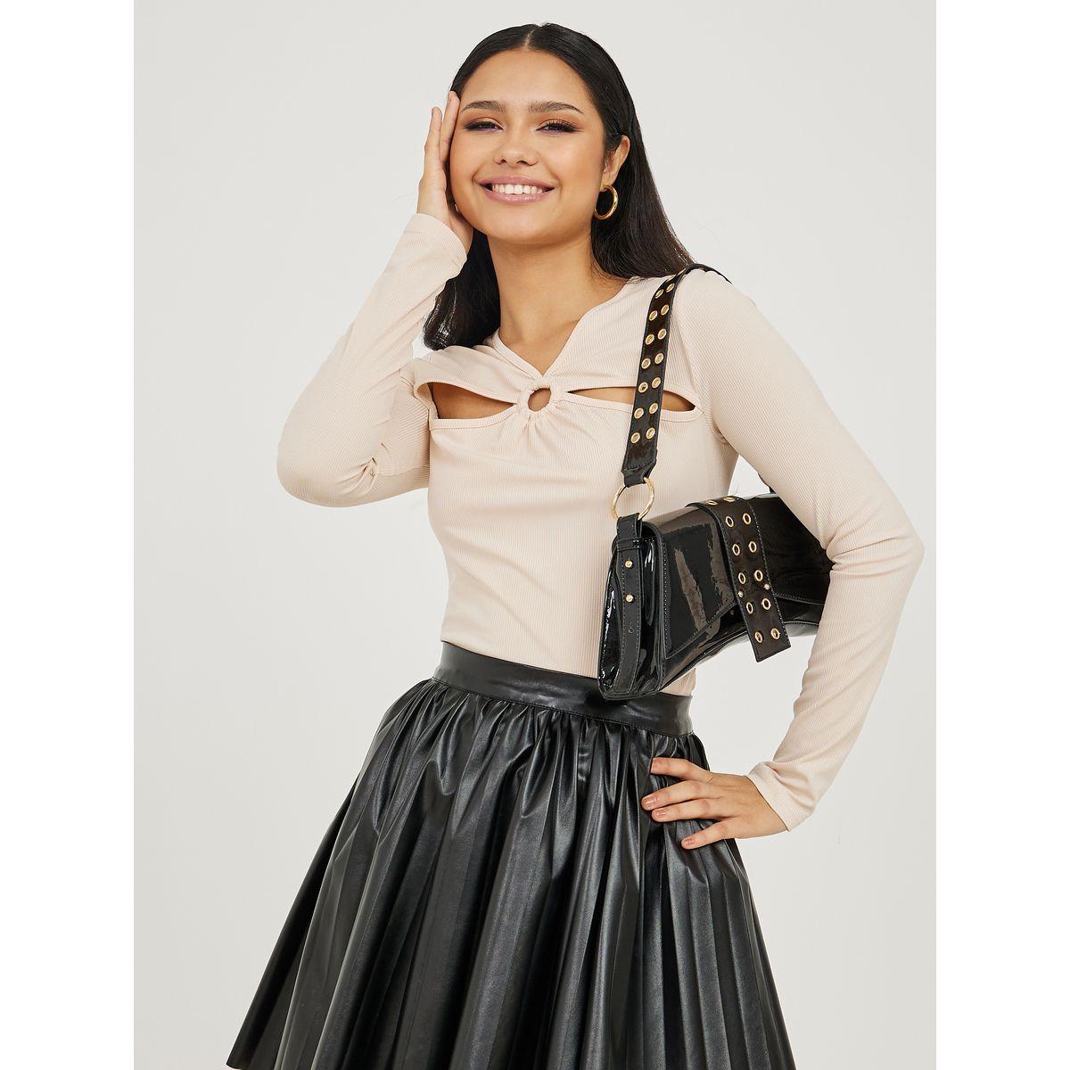 بلوزة محبوكة باكمام طويلة-women-clothing-shirtsandblouses-blouses-image-1