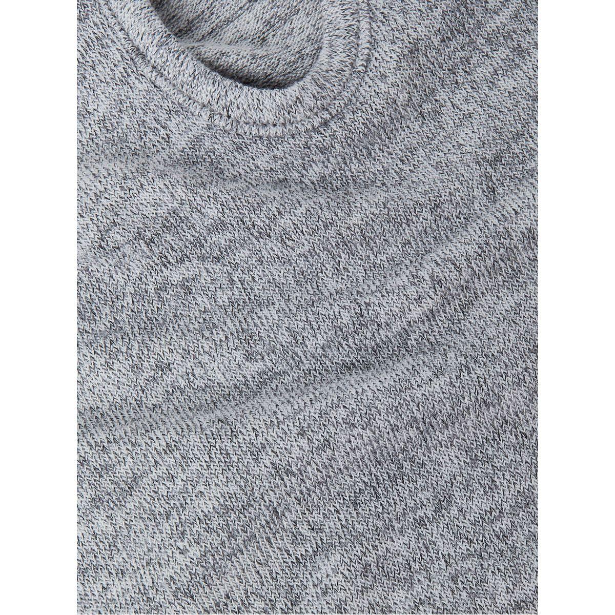 Styli Long Sleeves Round Neck Melange Knit Fitted Crop Top-women-clothing-shirtsandblouses-blouses-image-6