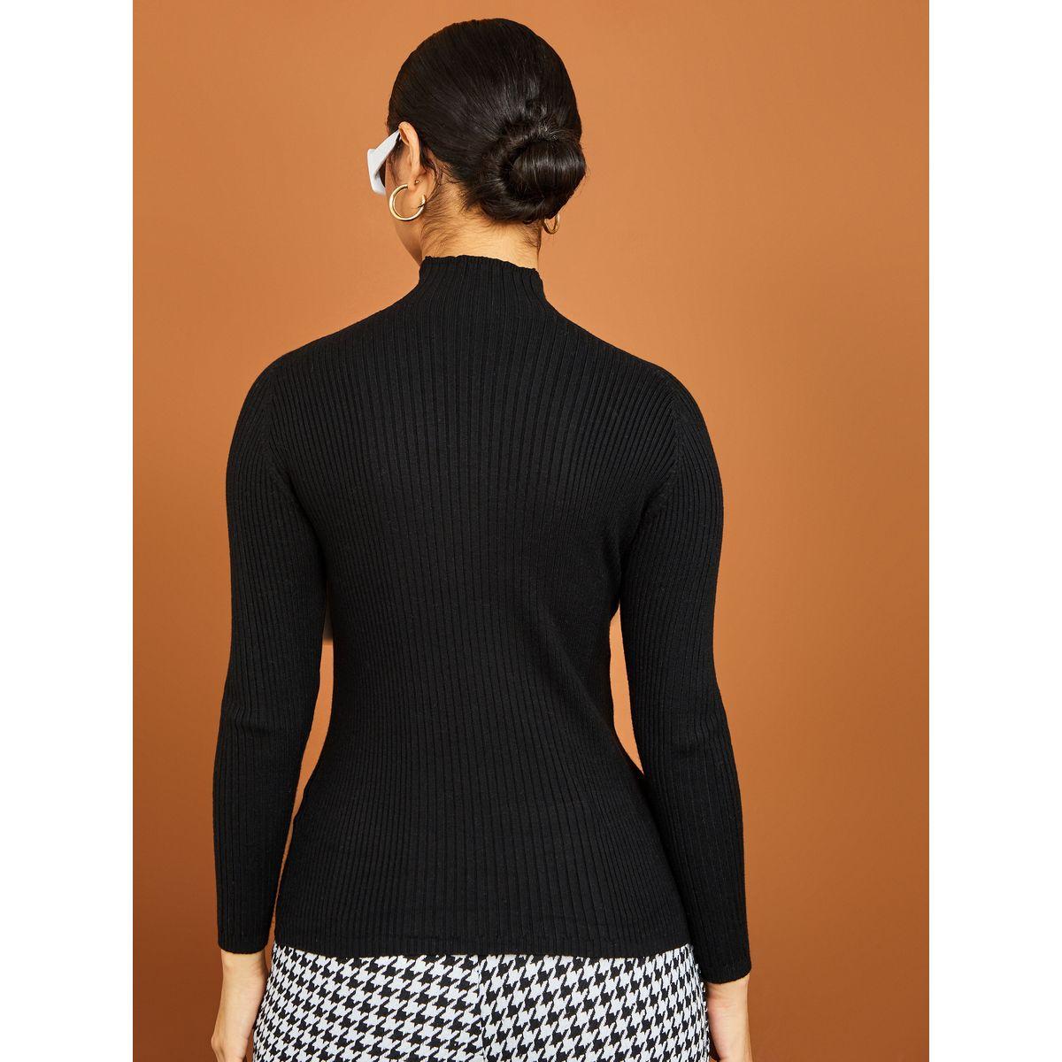 بلوزة مضلعة بياقة عالية-women-clothing-shirtsandblouses-blouses-image-4