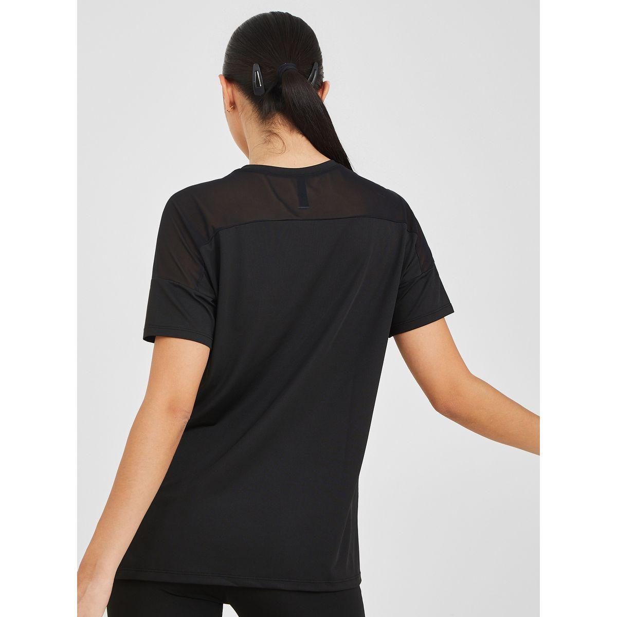 Styli Active Shoulder Mesh Panel Insert Oversized Yoga Active Top-women-clothing-sportswearandactivewear-tshirtsandvests-image-5
