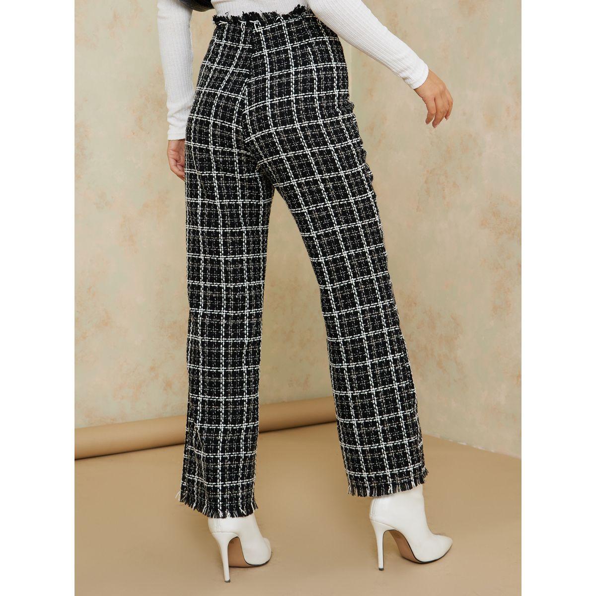 بنطال تويد بقصة سليم فت-women-clothing-bottoms-trousers-image-4