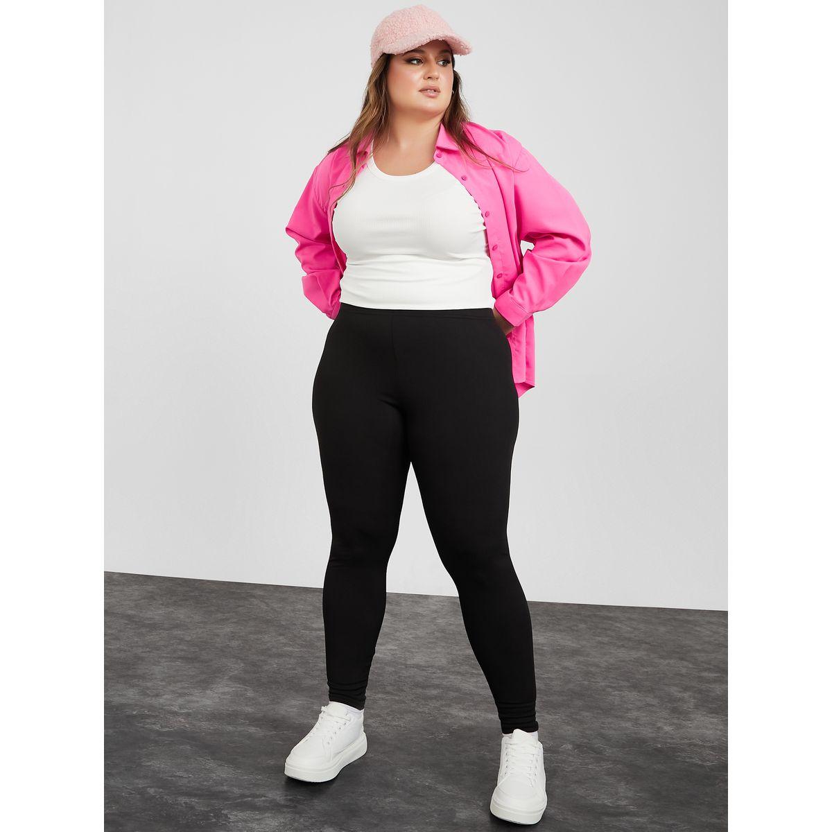 ليقنز مضلع بخصر عالي-women-clothing-bottoms-leggings-image-2