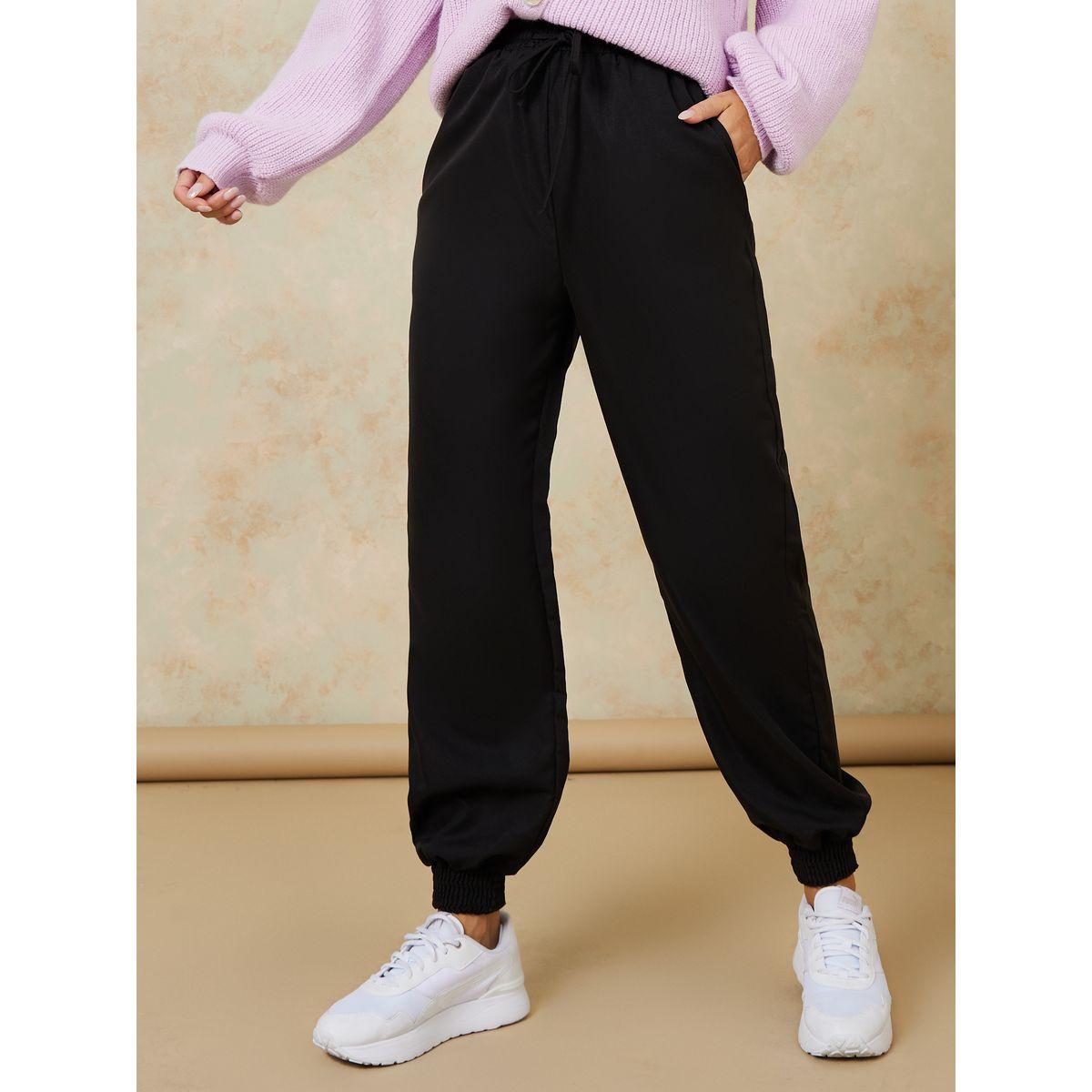 Styli Relaxed Fit Jogger with Side Pocket-women-clothing-bottoms-joggers-image-1