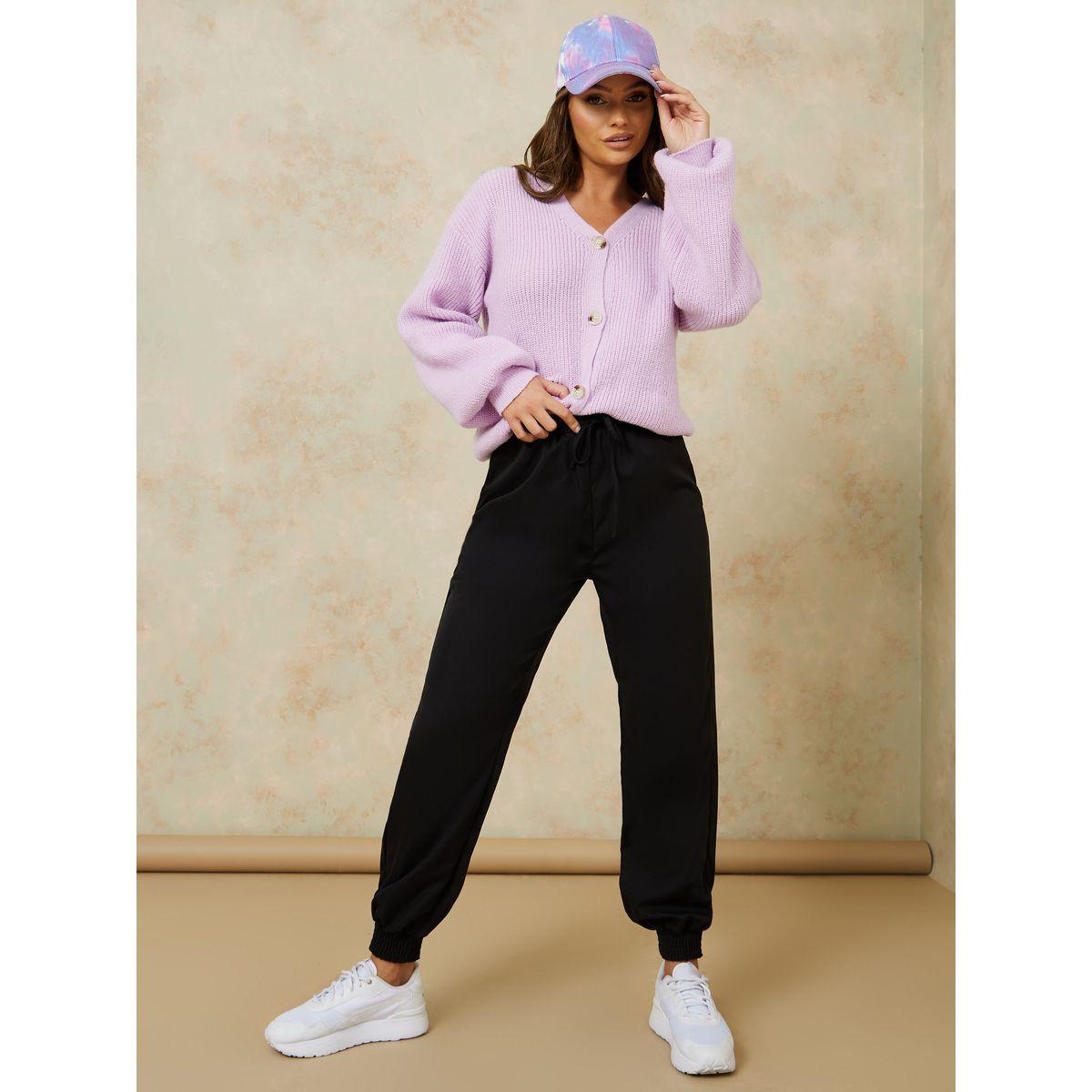 جوغر بقصة مريحة وجيوب جانبية-women-clothing-bottoms-joggers-image-2