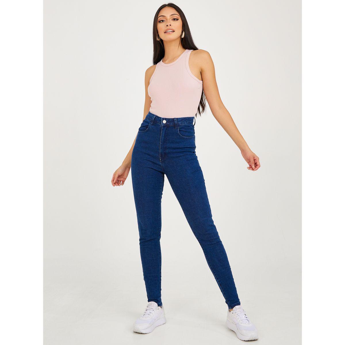 Styli High Waist Slim Fit Jeans-women-clothing-bottoms-jeans-image-1
