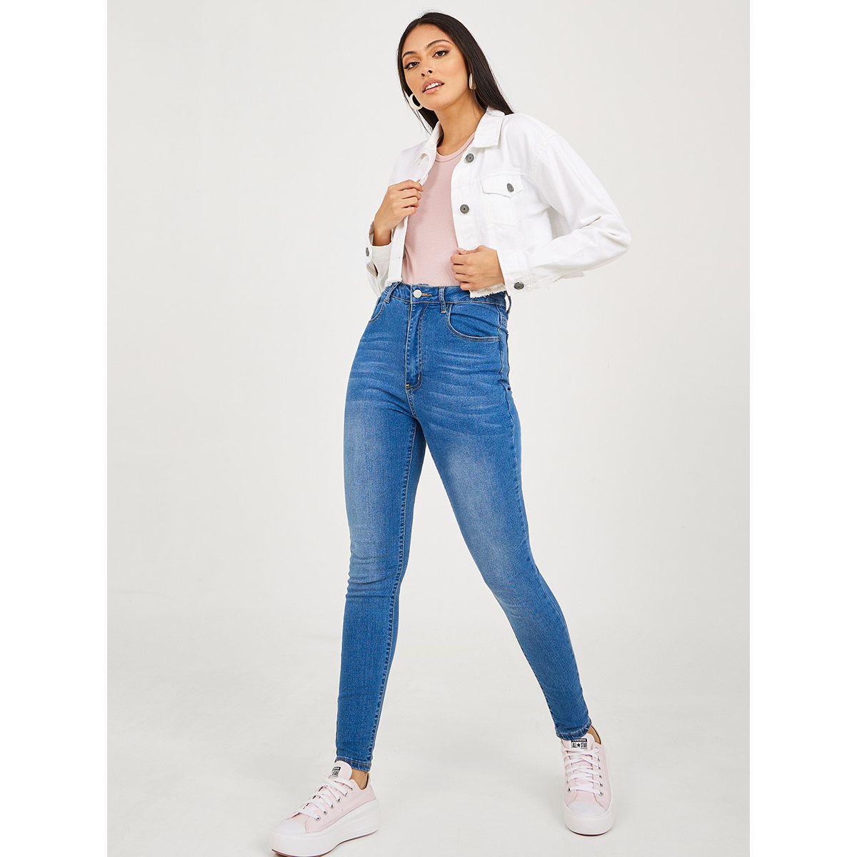 جينز بقصة ضيقة وخصر عالي-women-clothing-bottoms-jeans-image-1