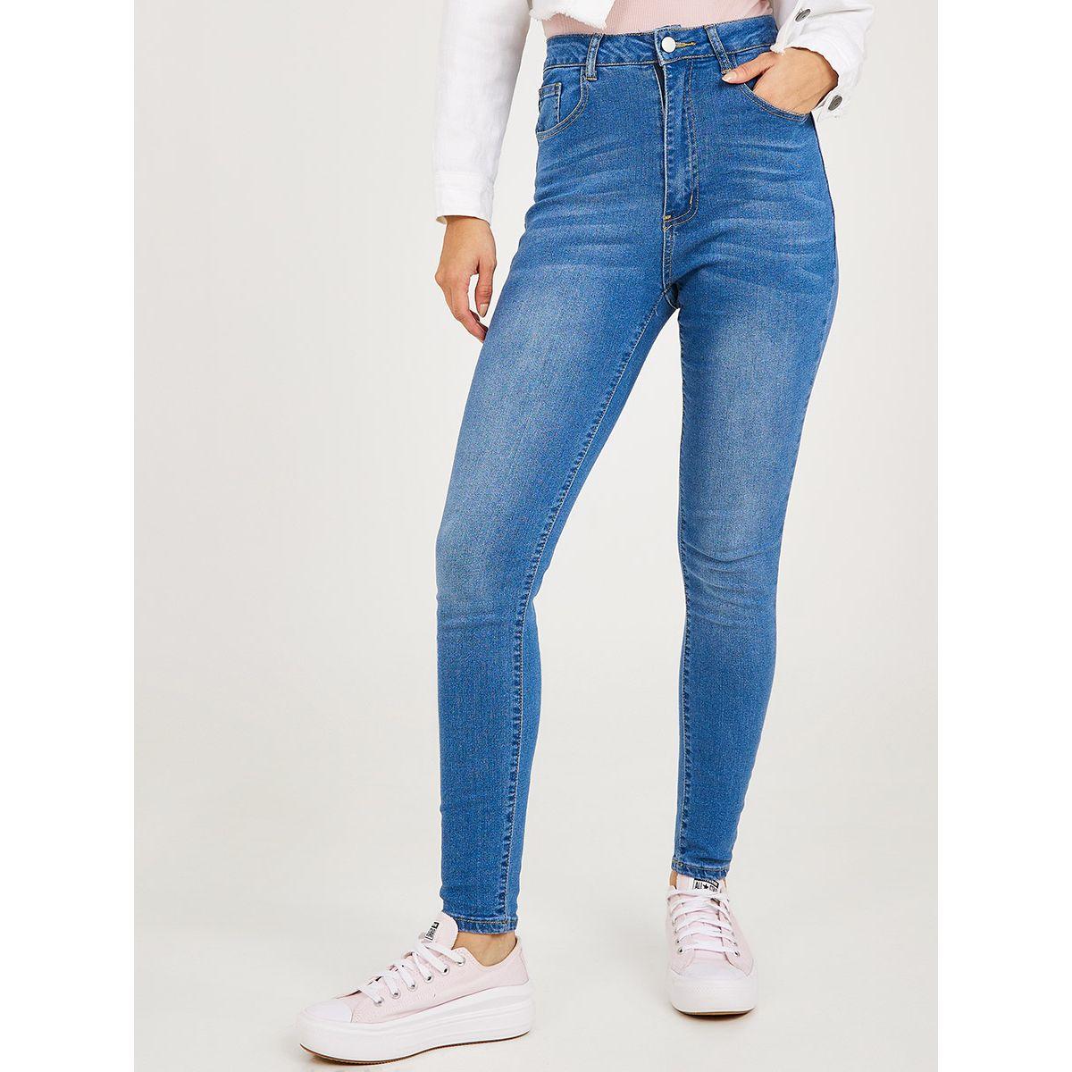جينز بقصة ضيقة وخصر عالي-women-clothing-bottoms-jeans-image-2