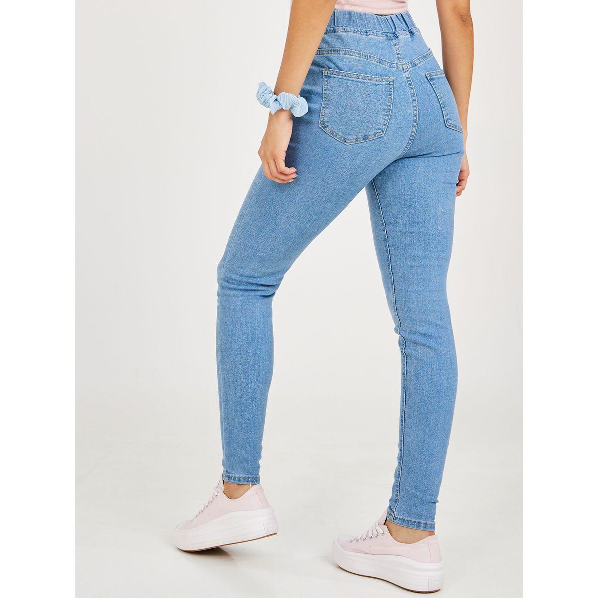 Styli High Waist Elastic Waistband Super Skinny Fit Jeggings-women-clothing-bottoms-jeans-image-4