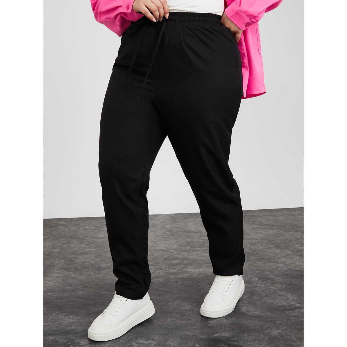 بنطال كاجوال بخصر عالي-women-clothing-bottoms-trousers-image-1