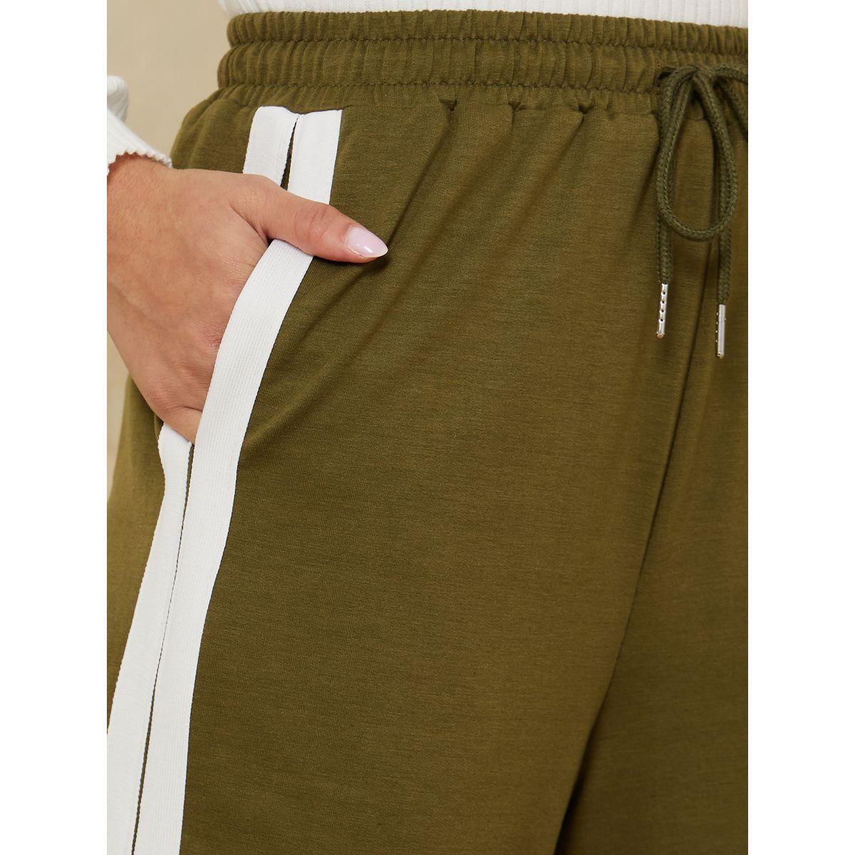 Styli Contrast Side Panel Tape Straight Leg Trouser-women-clothing-bottoms-trousers-image-3