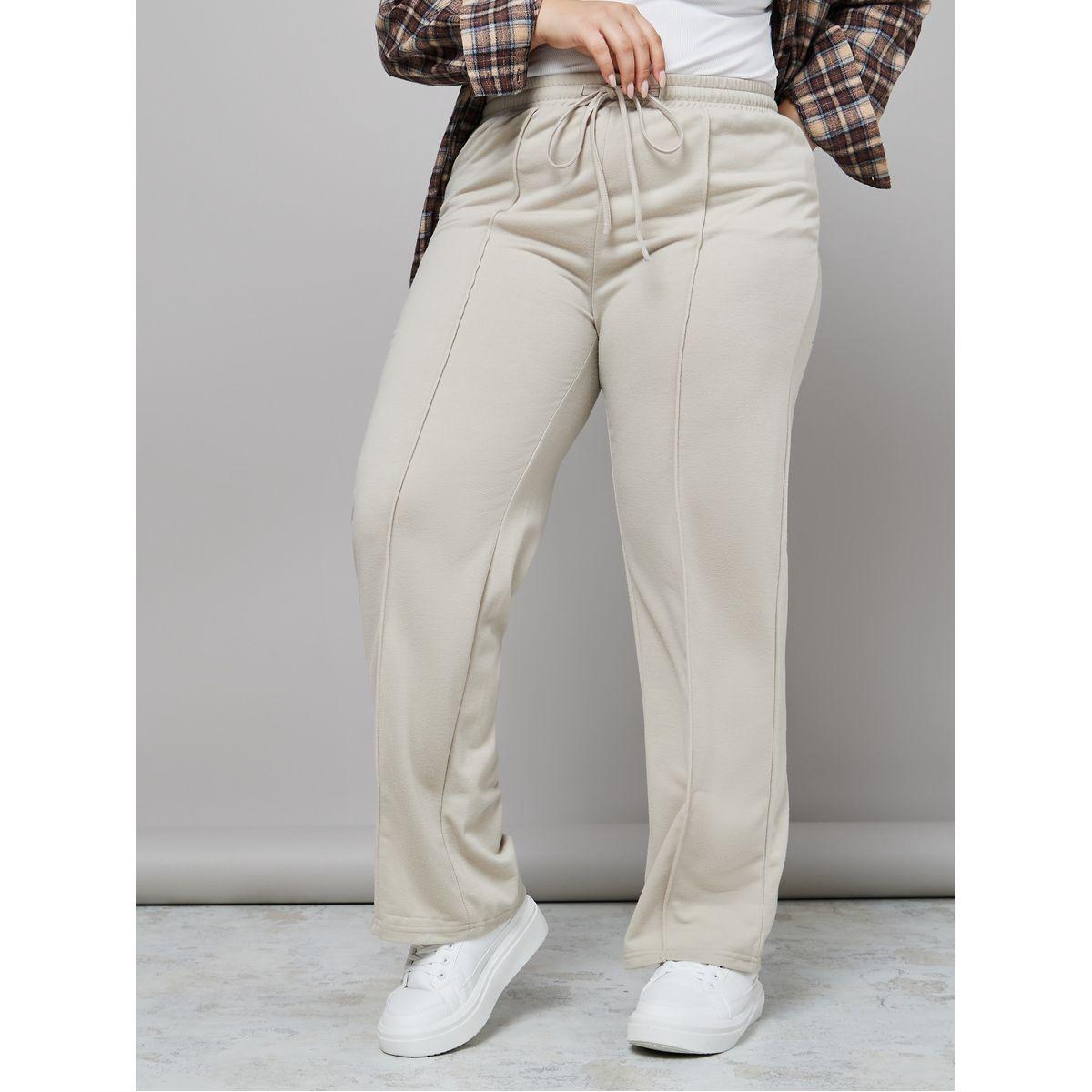 جوغر بقصة مستقيمة وخصر عالي-women-clothing-bottoms-joggers-image-2
