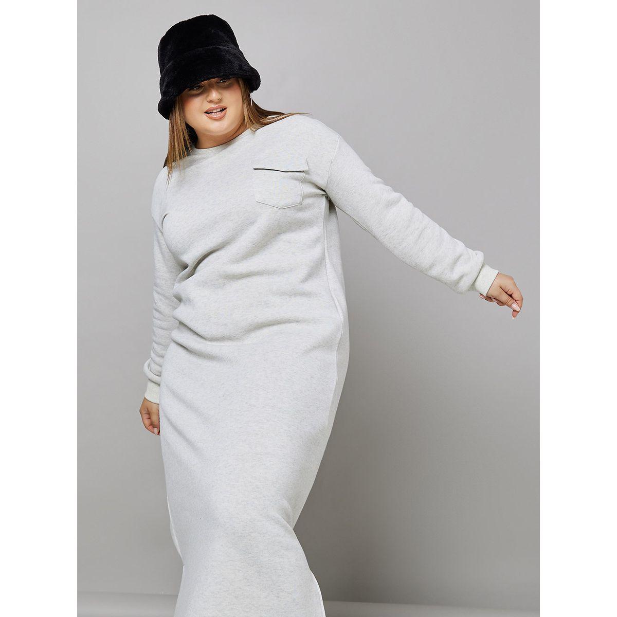 فستان طويل بشق جانبي-women-clothing-dresses-image-2