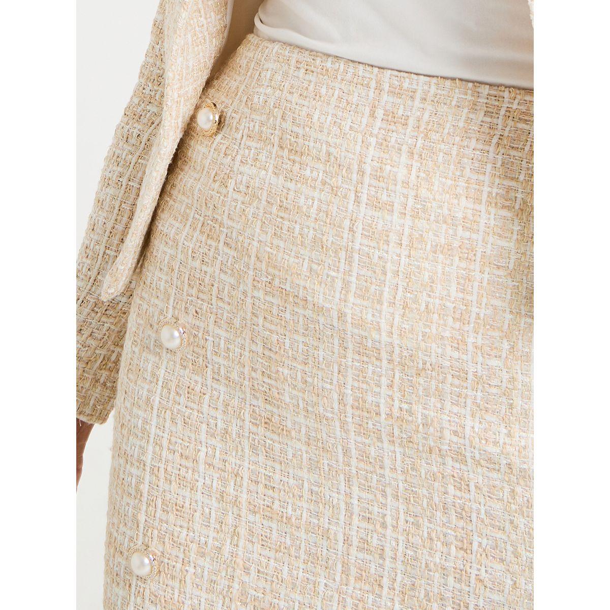 Styli Tweed Cropped Jacket & Mini Skirt Co-Ord Set-women-clothing-coordsets-image-4