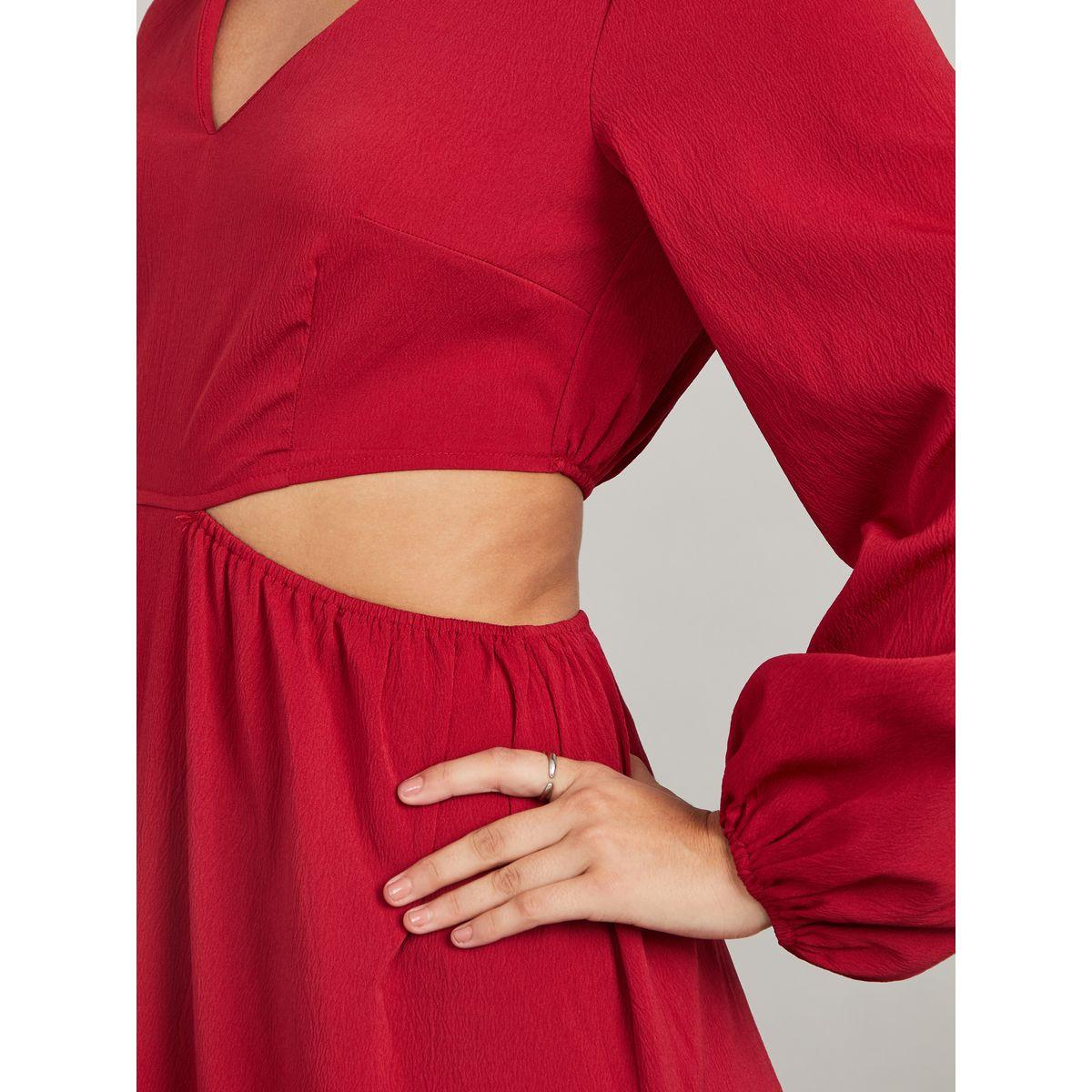 فستان طويل باكمام بالون-women-clothing-dresses-image-3