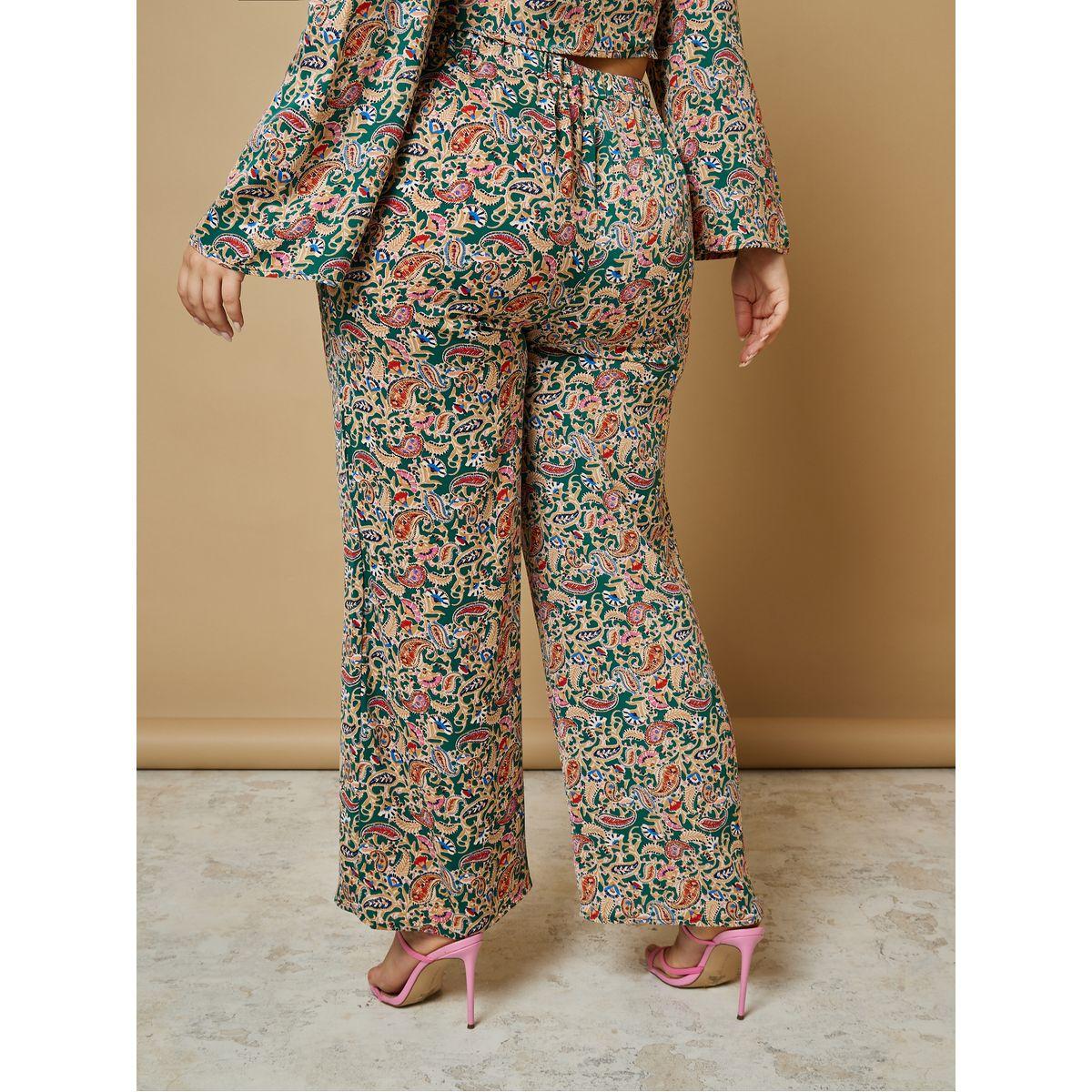 بنطال بقصة واسعة وخصر عالي-women-clothing-bottoms-trousers-image-4