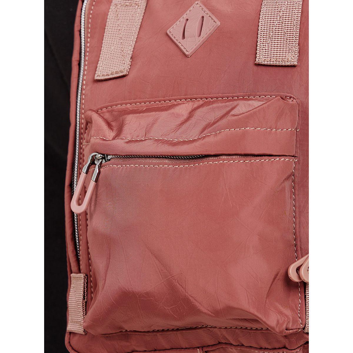 Styli Patch Detail Zip Closure Backpack -women-bagsandwallets-backpacks-image-4