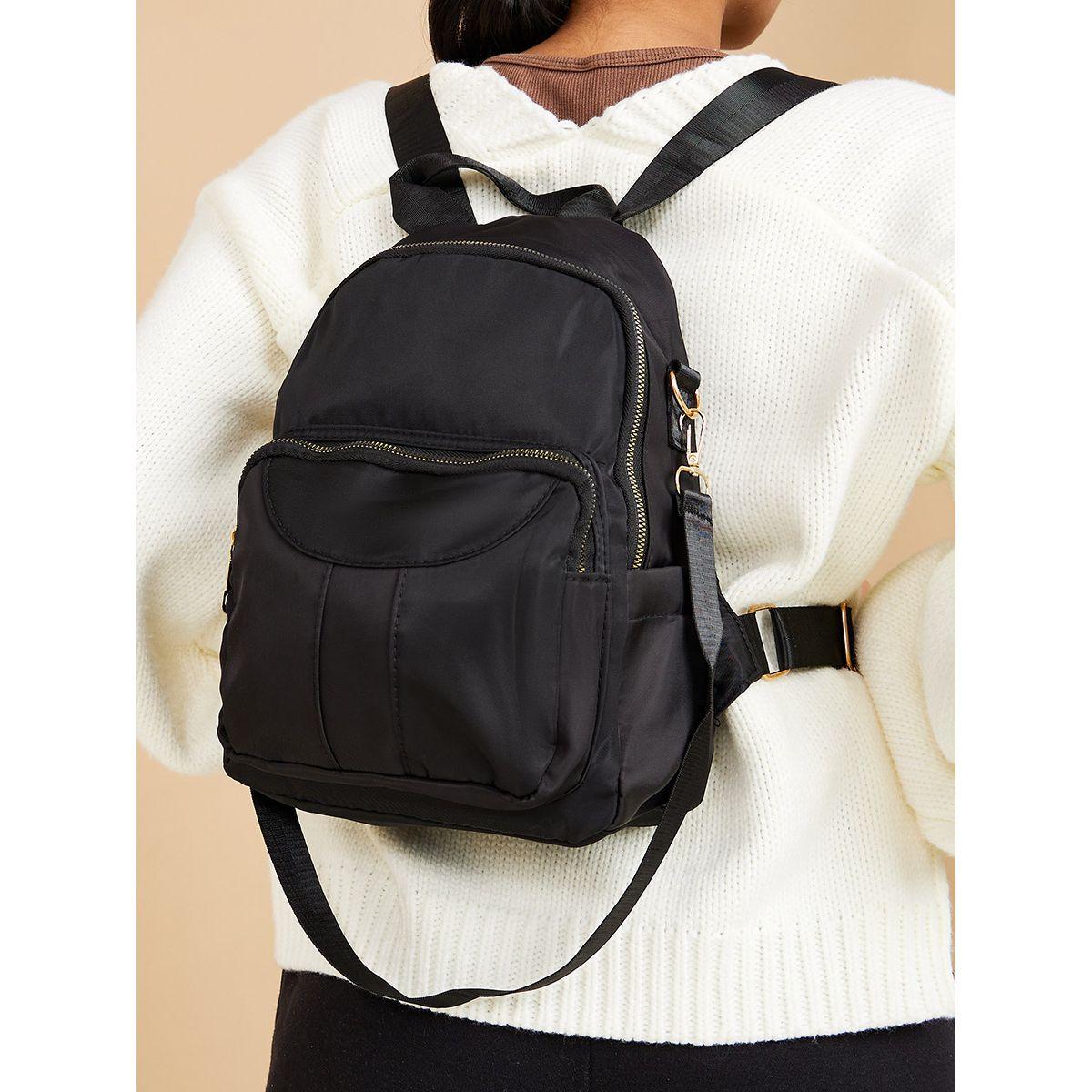 Styli Convertible Strap Zip Closure Backpack-women-bagsandwallets-backpacks-image-2