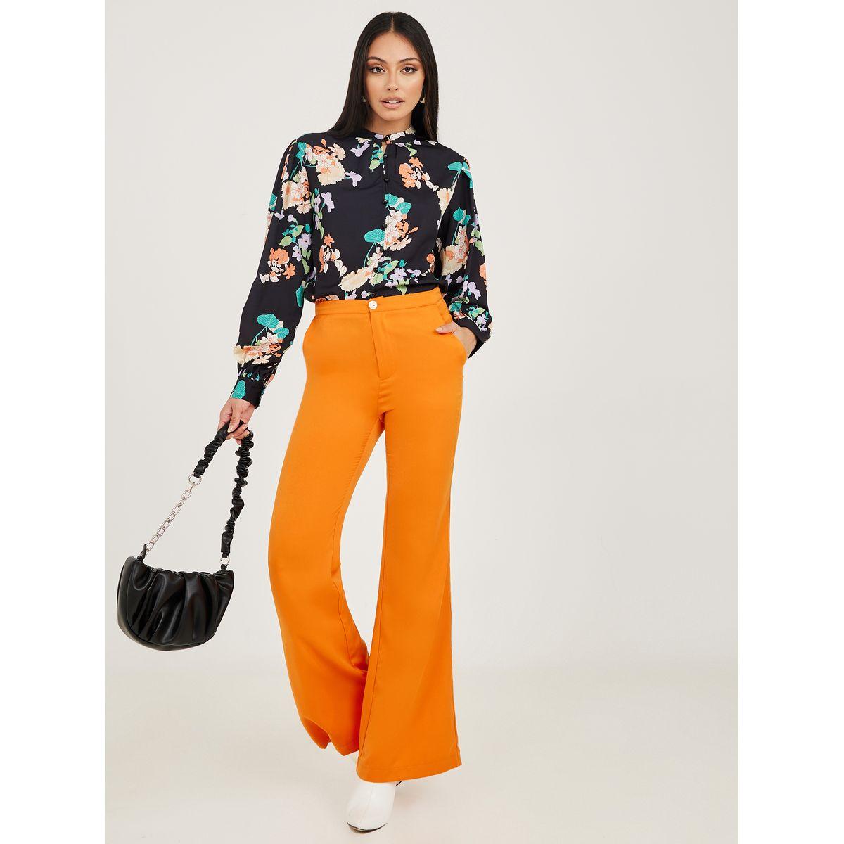 بلوزة مطبعة بزهور باكمام بالون-women-clothing-shirtsandblouses-blouses-image-2