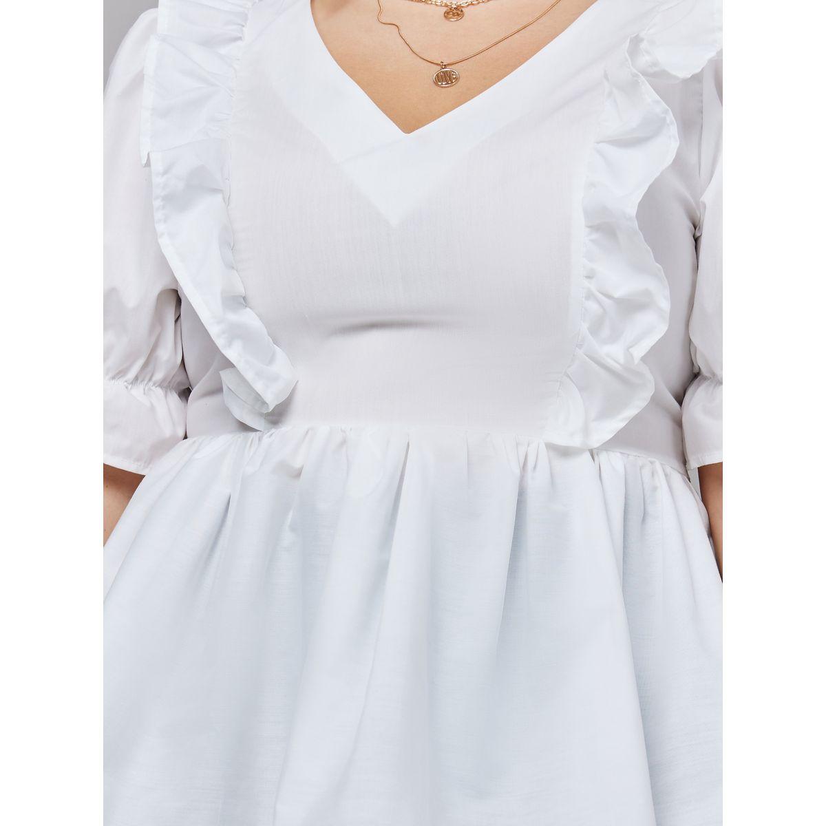 بلوزة بيبلوم باكمام منفوشة-women-clothing-shirtsandblouses-blouses-image-3