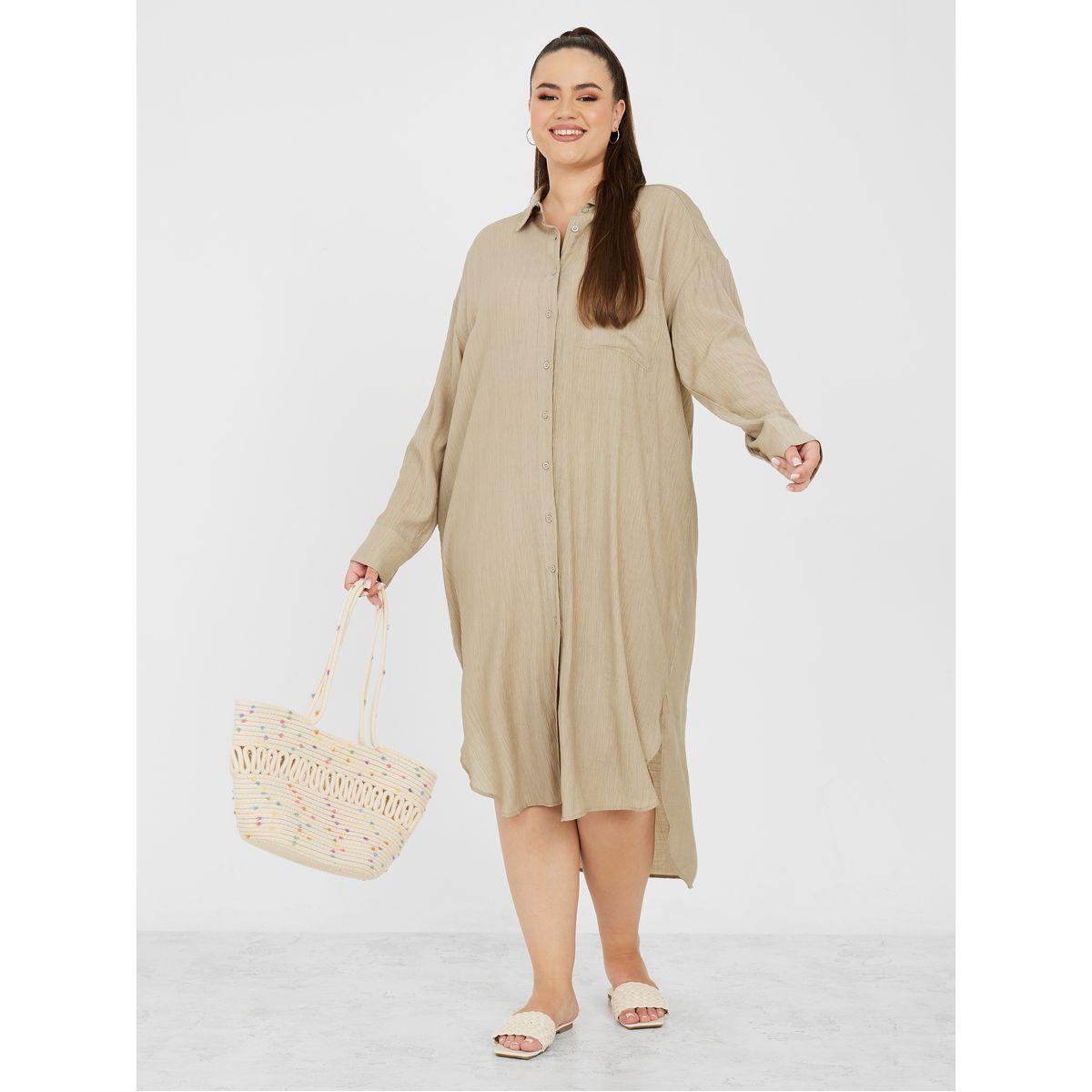 Styli Longline Shirt Dress-women-clothing-dresses-image-1