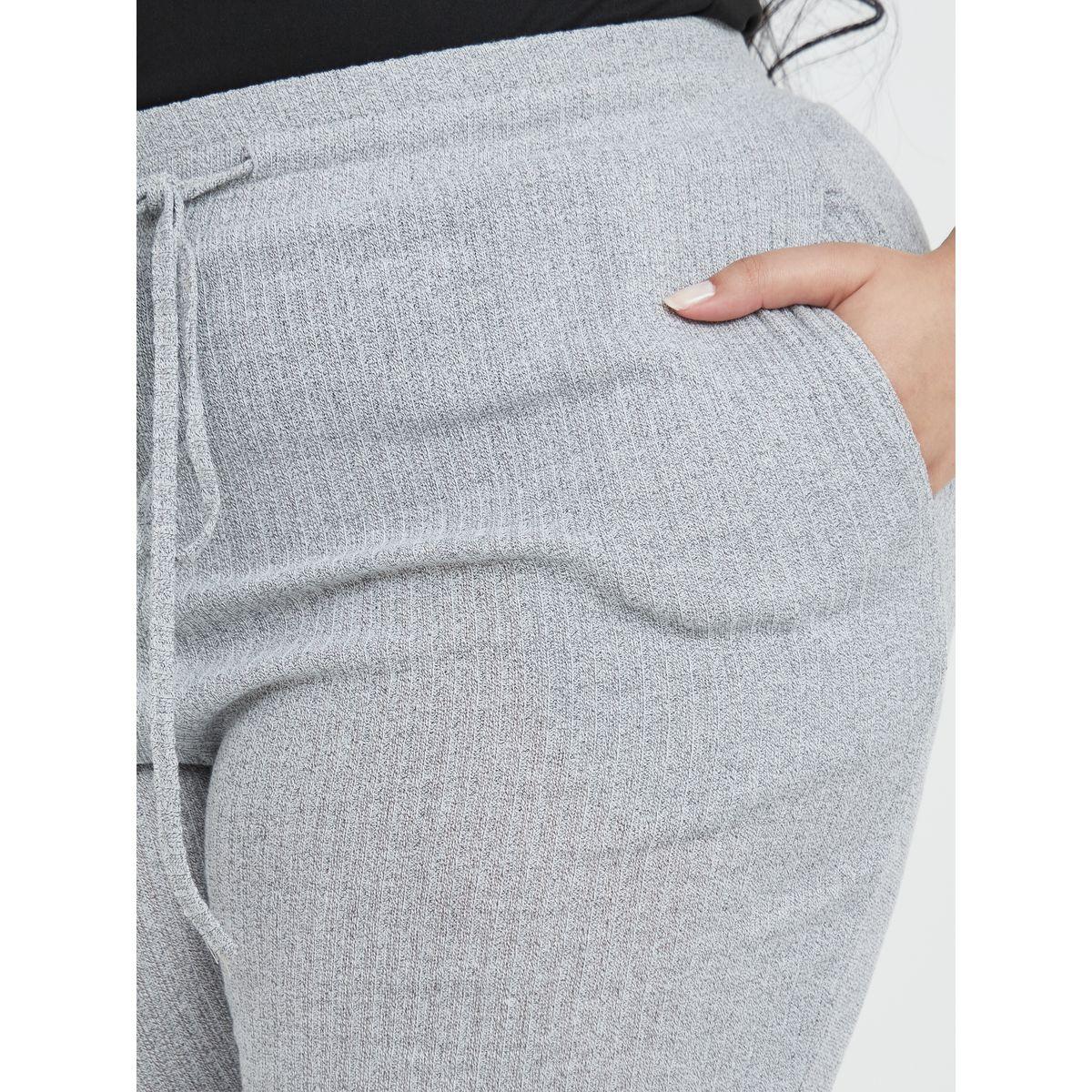 Styli Plus Drawstring Waistband Knitted Jogger-women-clothing-bottoms-joggers-image-3