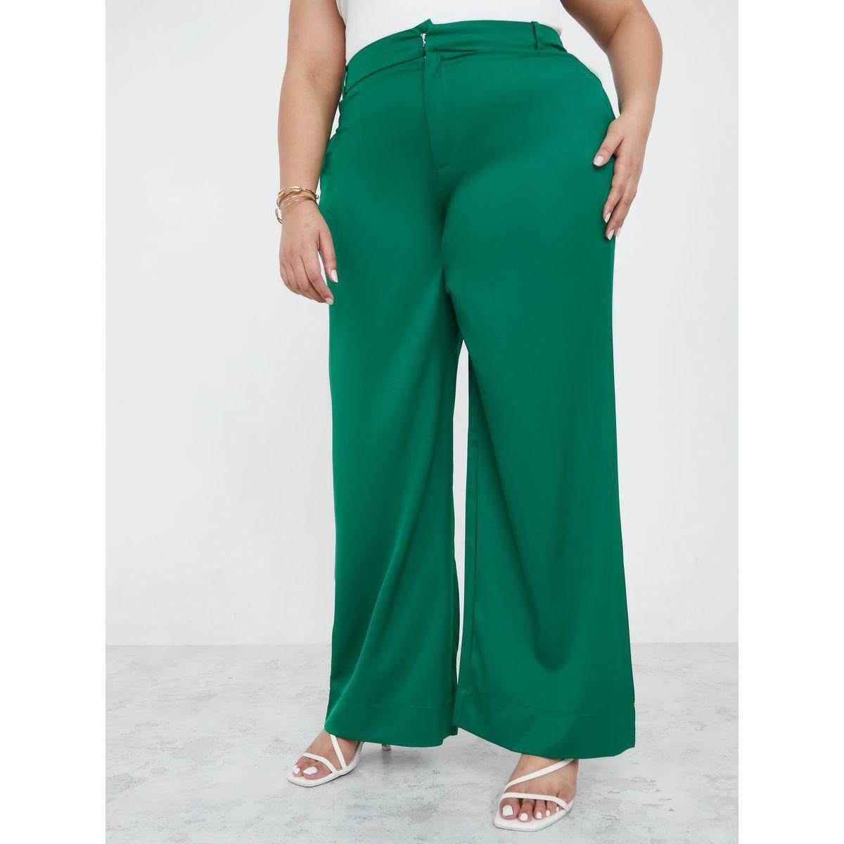 Styli Plus High Waist Wide Leg Formal Trouser-women-clothing-bottoms-trousers-image-1