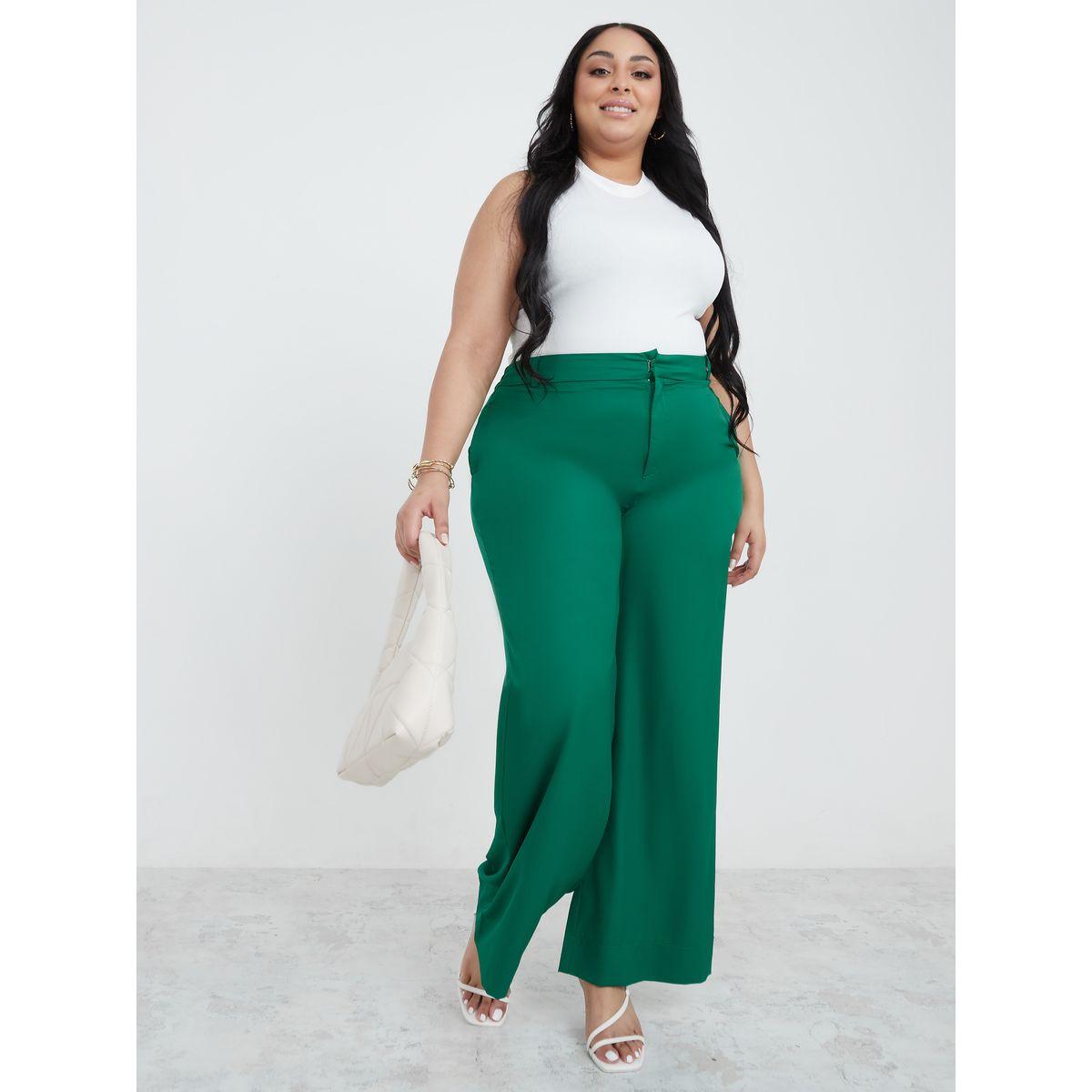 Styli Plus High Waist Wide Leg Formal Trouser-women-clothing-bottoms-trousers-image-2