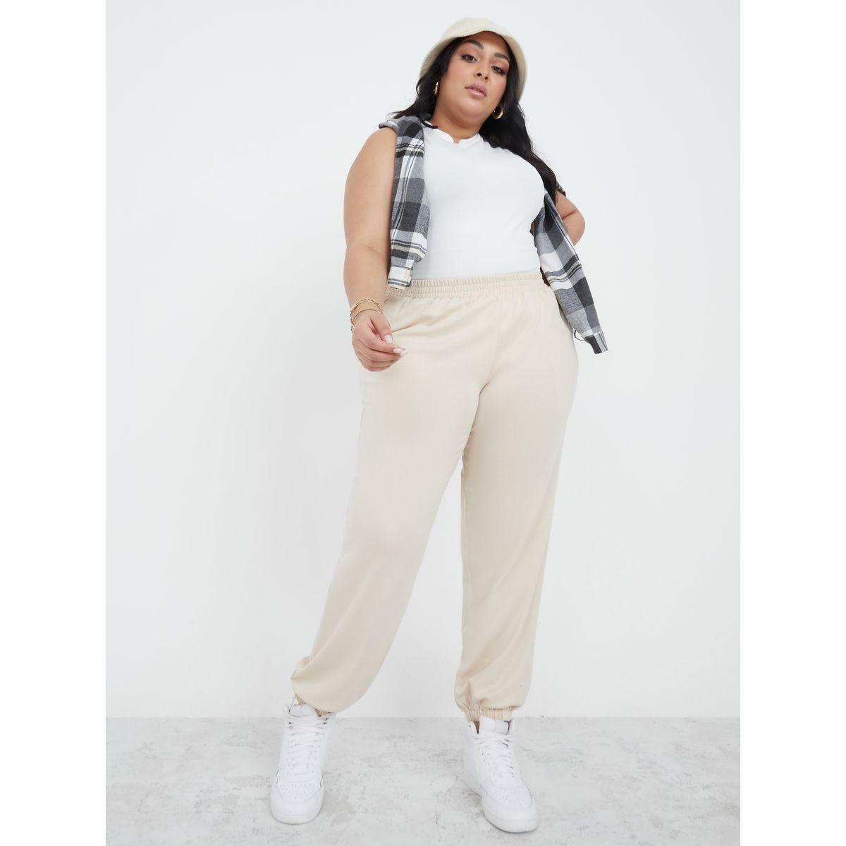 Styli Plus High Waist Cuff Jogger-women-clothing-bottoms-joggers-image-2