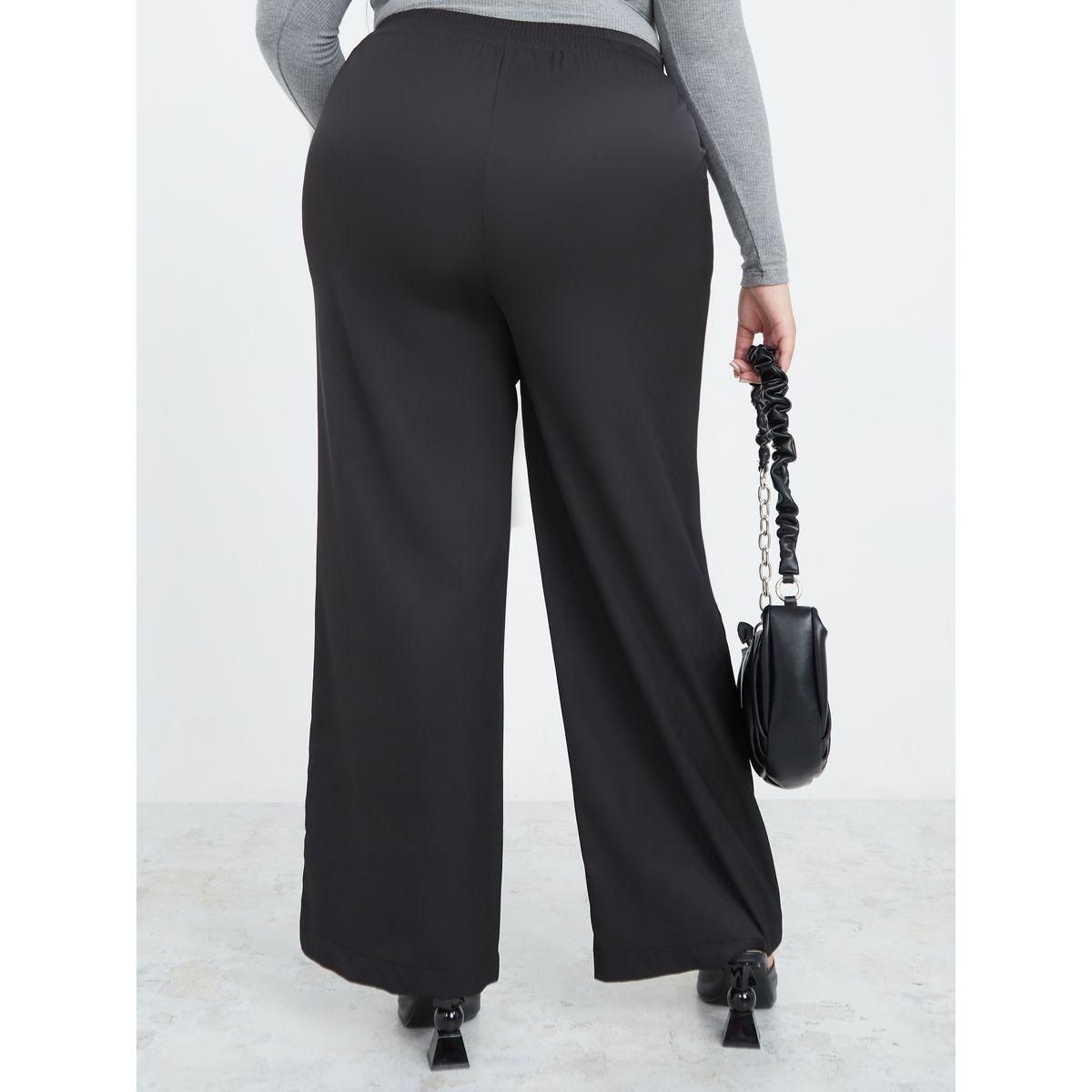 Styli Plus Tie Waist Loopback Wide Leg Trouser-women-clothing-bottoms-trousers-image-4