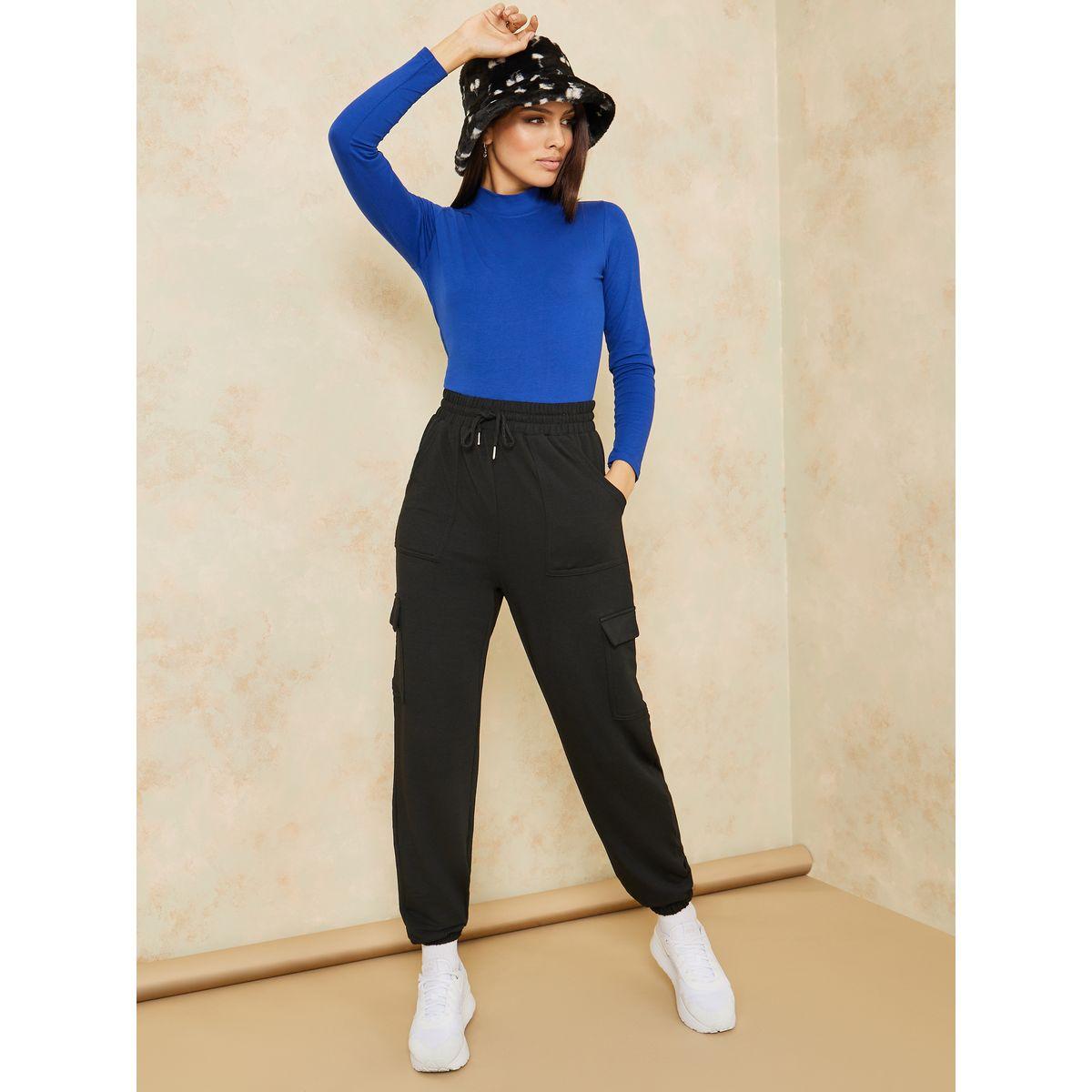 جوغر بجيوب كارغو مع اربطة-women-clothing-bottoms-joggers-image-1