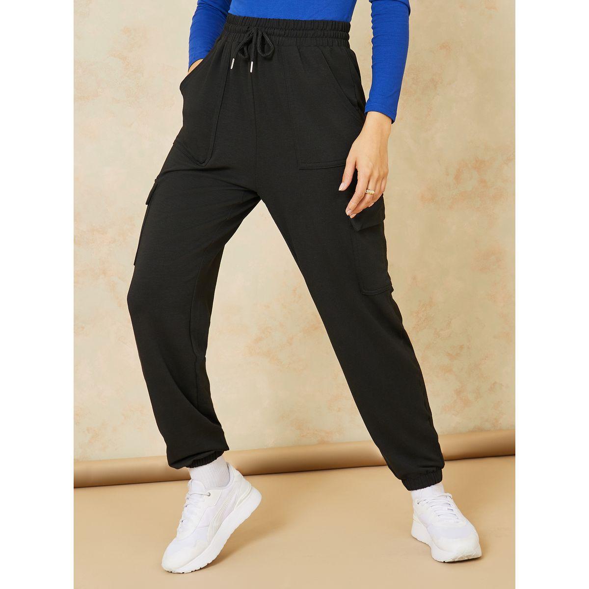 Styli Cargo Pocket Detail Cuffed Jogger with Drawstring-women-clothing-bottoms-joggers-image-2