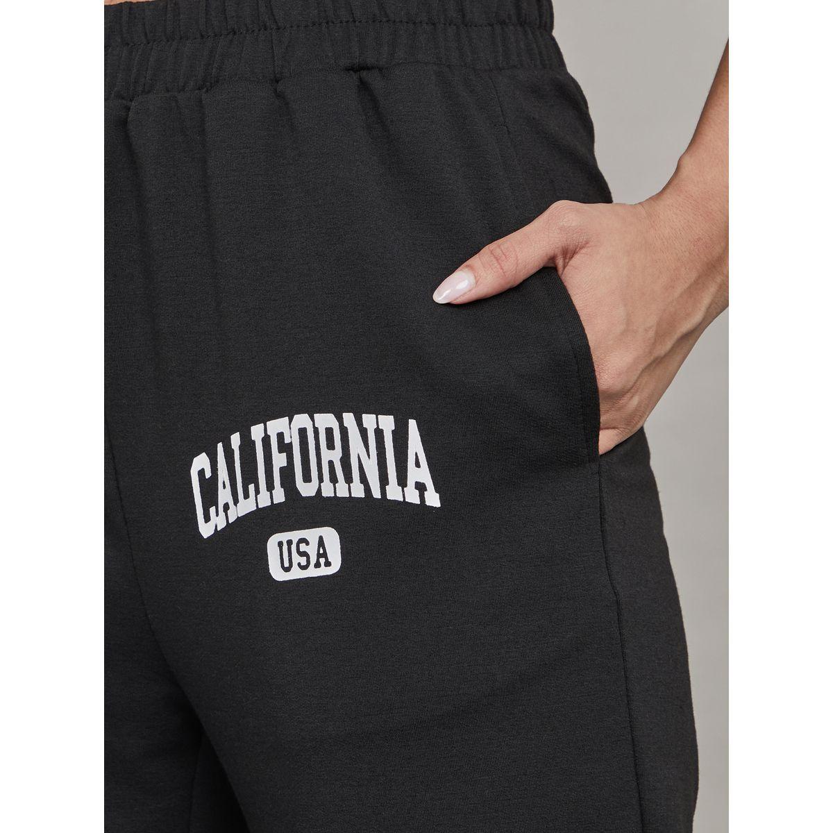 Styli Side Print Detail Elastic Waistband Jogger-women-clothing-bottoms-joggers-image-3