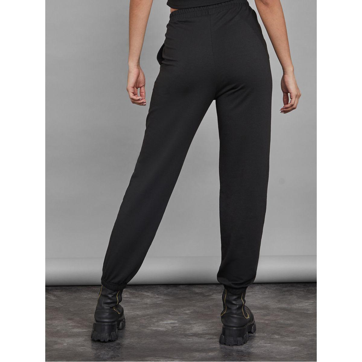 Styli Side Print Detail Elastic Waistband Jogger-women-clothing-bottoms-joggers-image-4