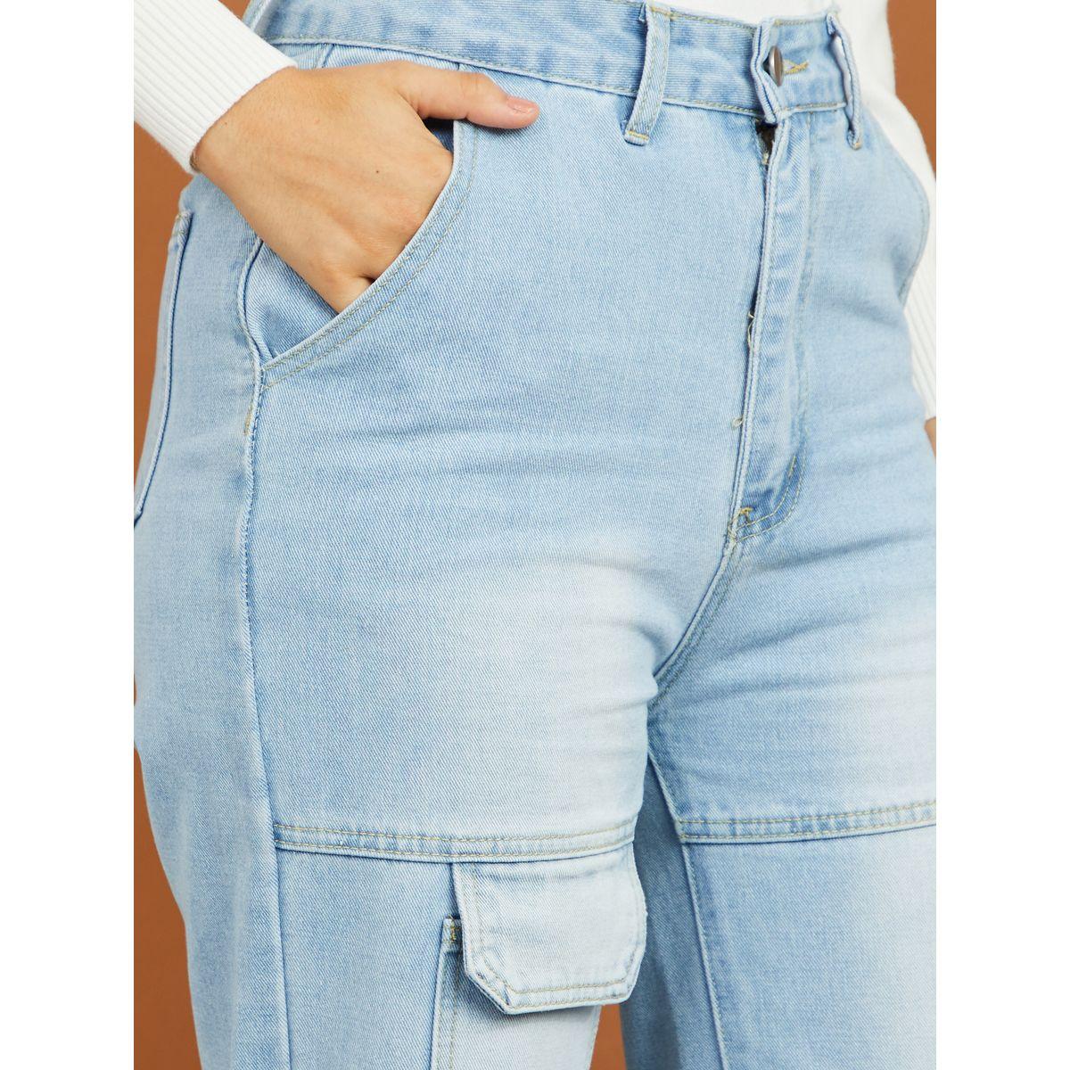 جينز بقصة مستقيمة وخصر عالي-women-clothing-bottoms-jeans-image-3