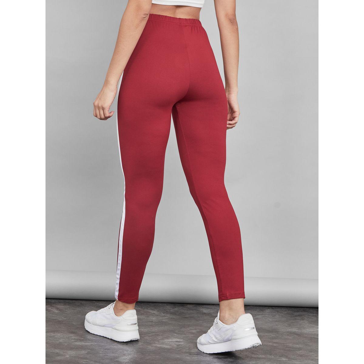 ليقنز مزين بخط جانبي وخصر مطاطي-women-clothing-bottoms-leggings-image-4